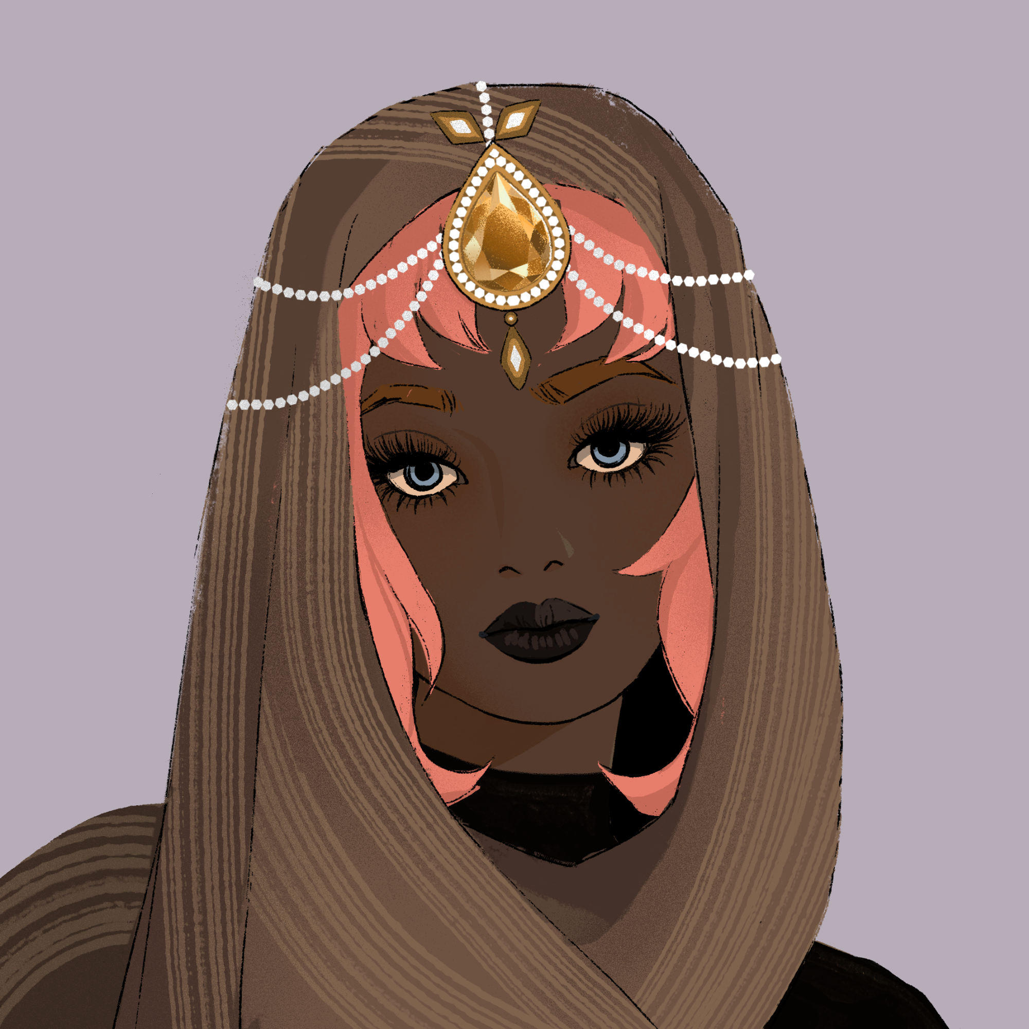 a portrait of Mademoiselle potpurri