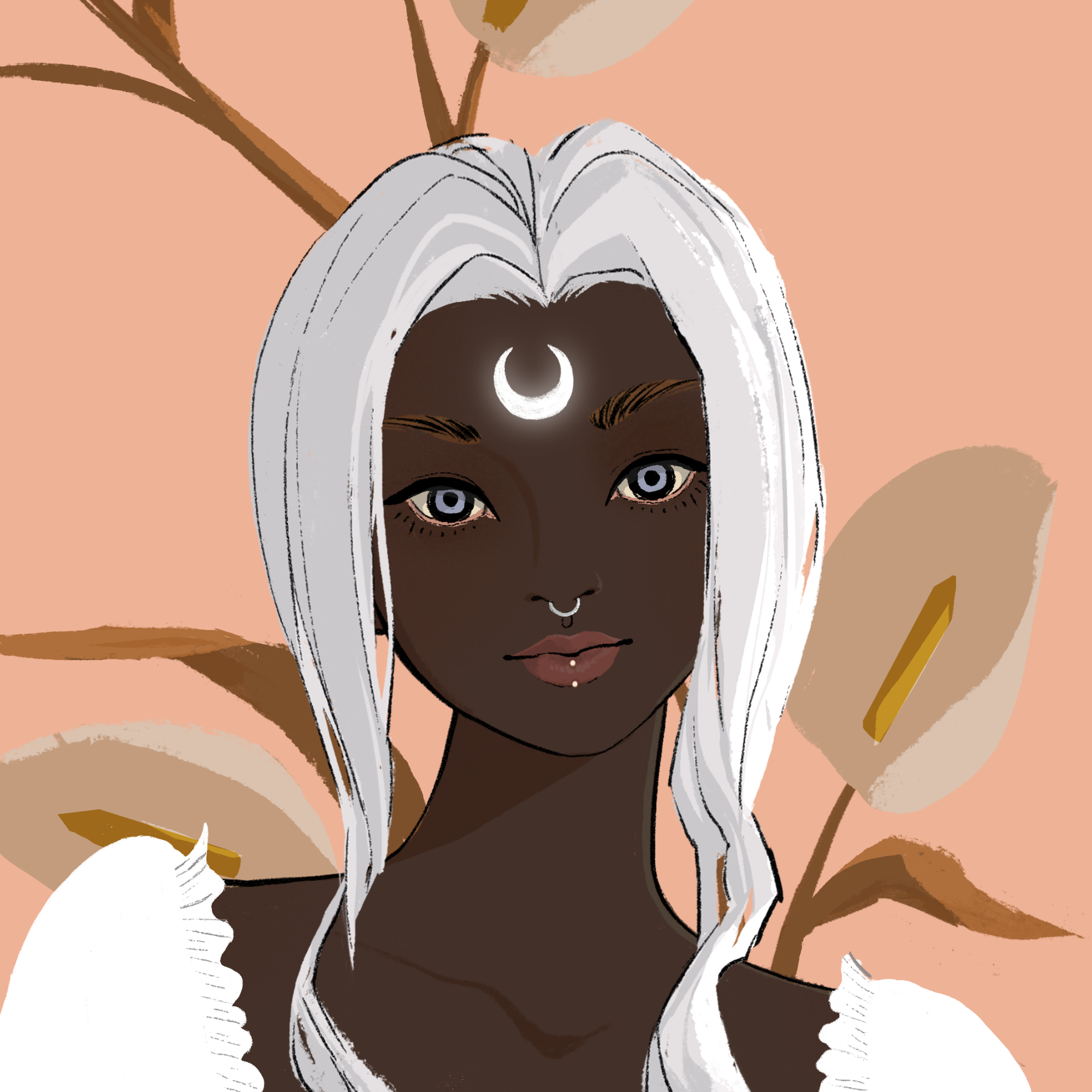 a portrait of Lemongrass the dry