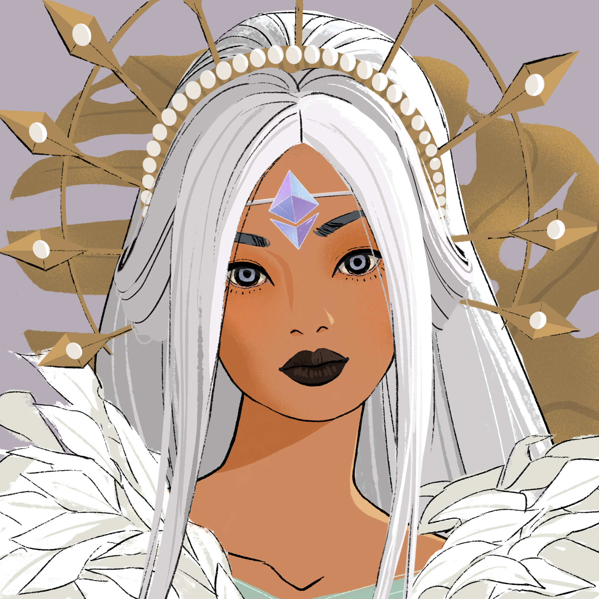 a portrait of Onyx, the chic macaron