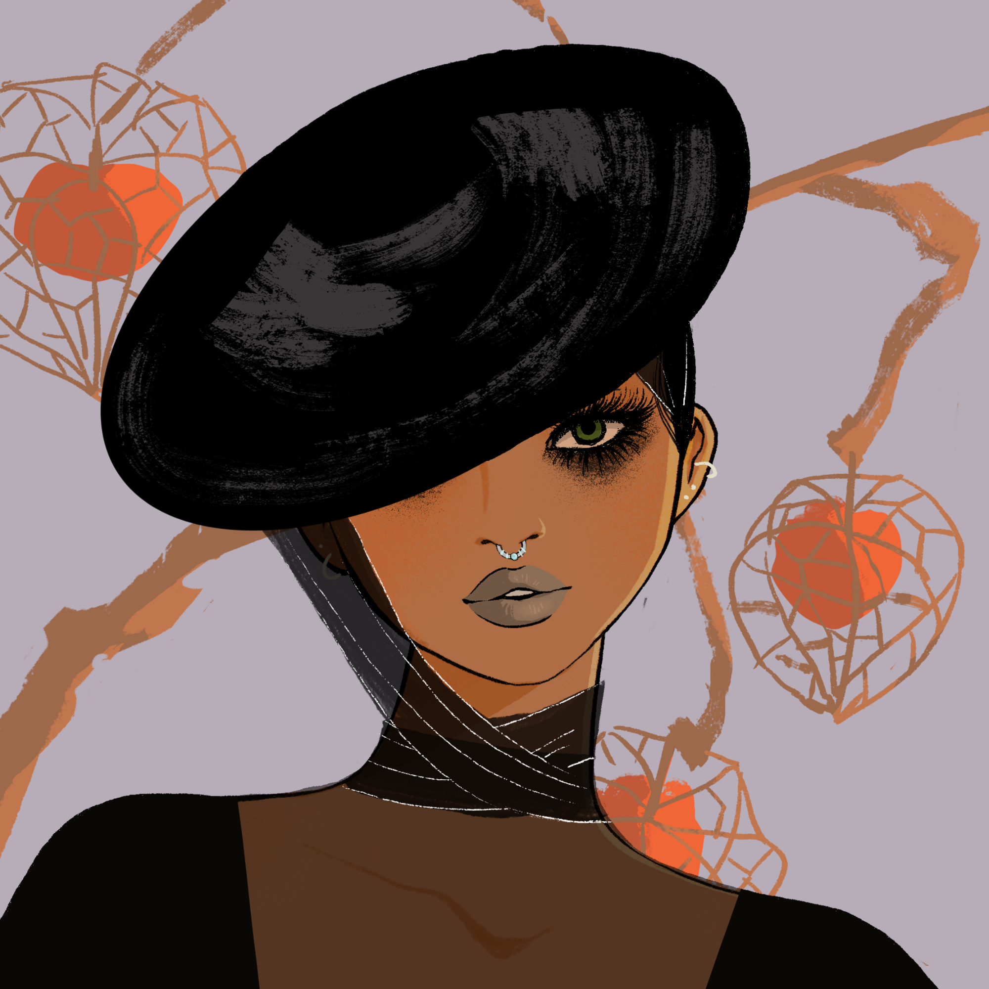 a portrait of Xylene, the midnight hood