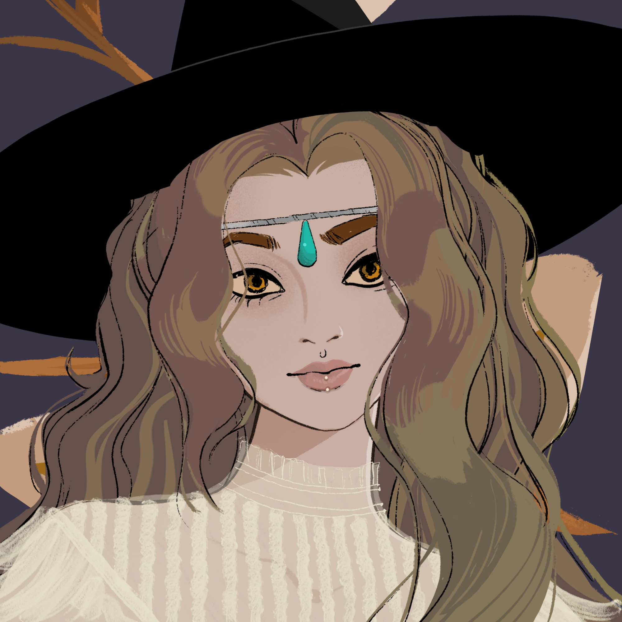 a portrait of Heliotrope, the fashionable goblet