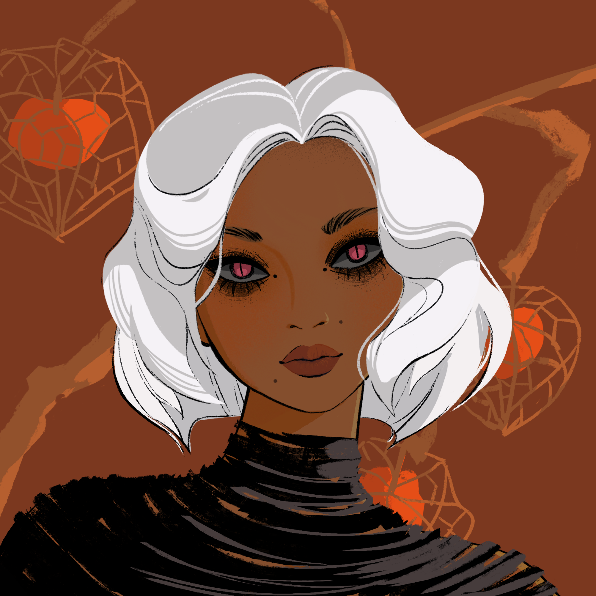 a portrait of Tiatia of the asylum