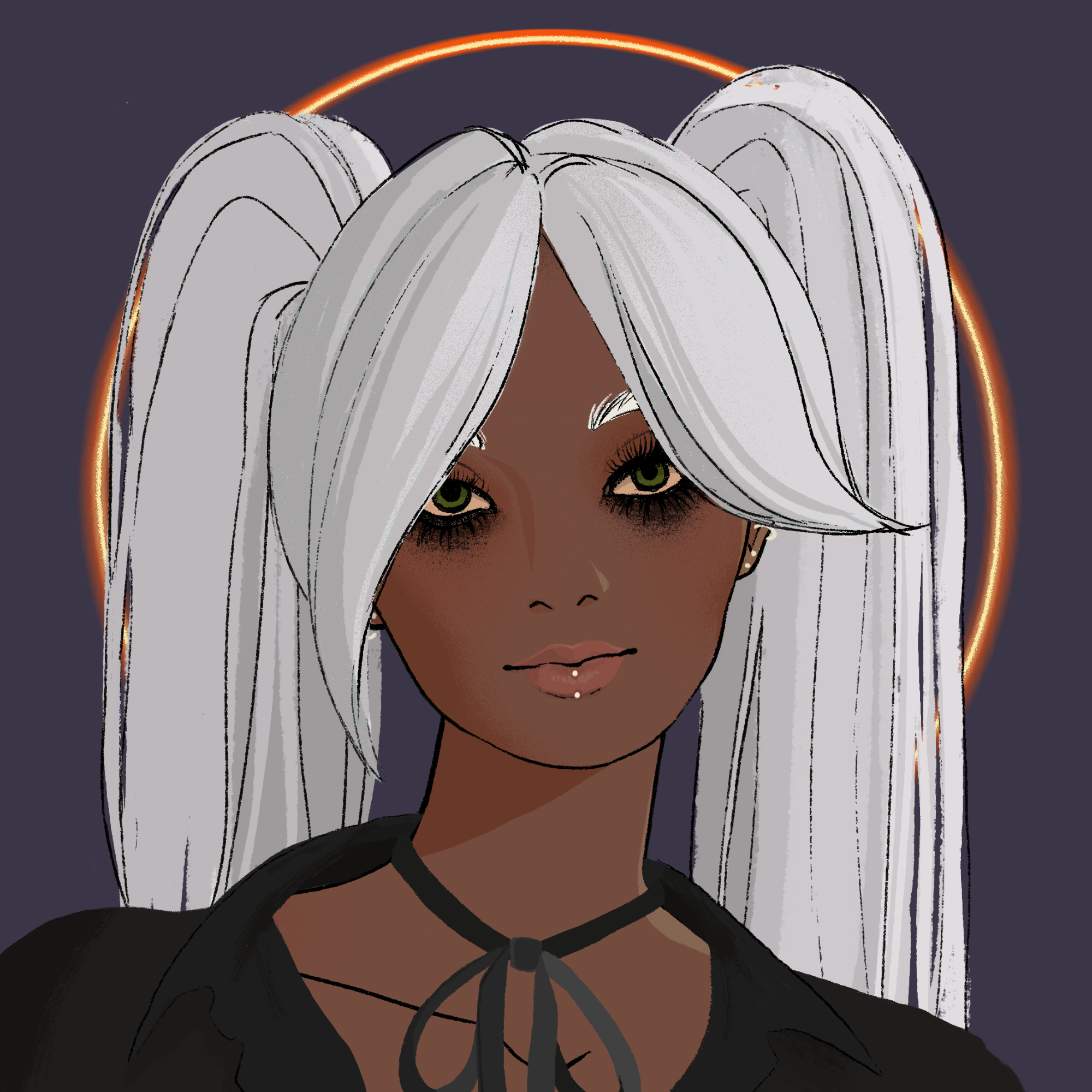 a portrait of Sagitta, the arcane compass