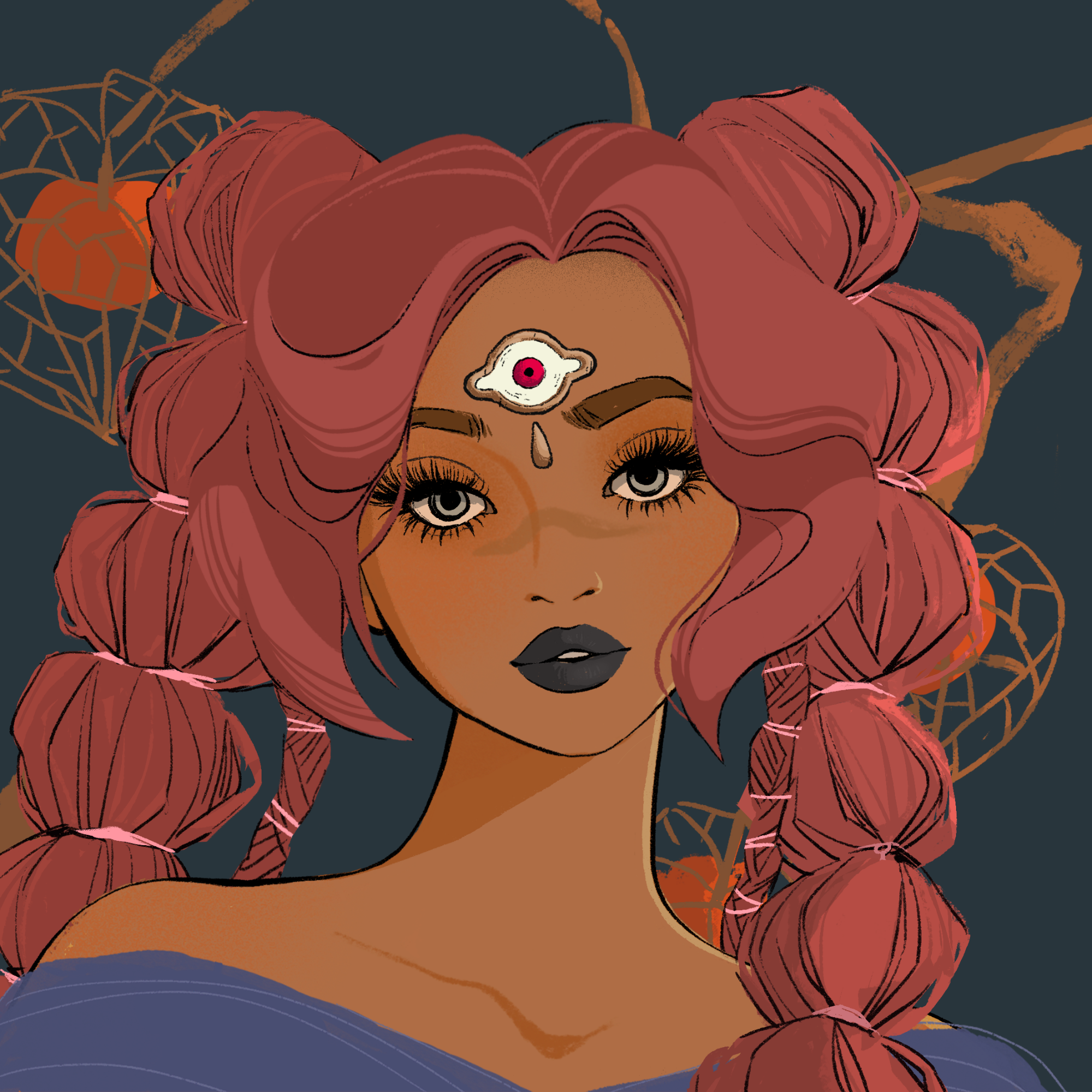 a portrait of Iris the sparkling