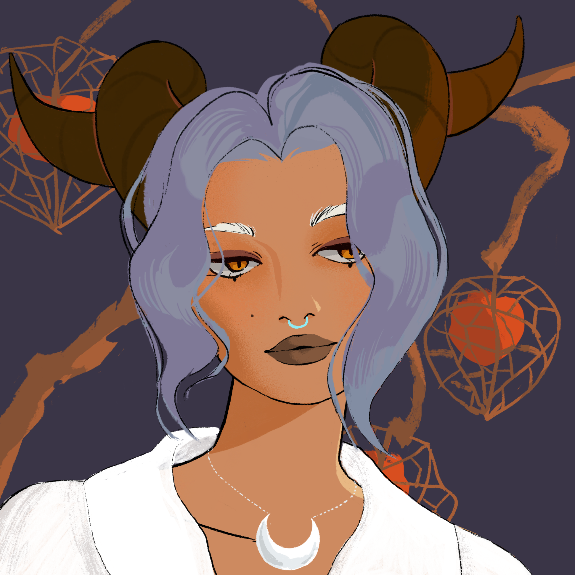 a portrait of Malachite the bitter