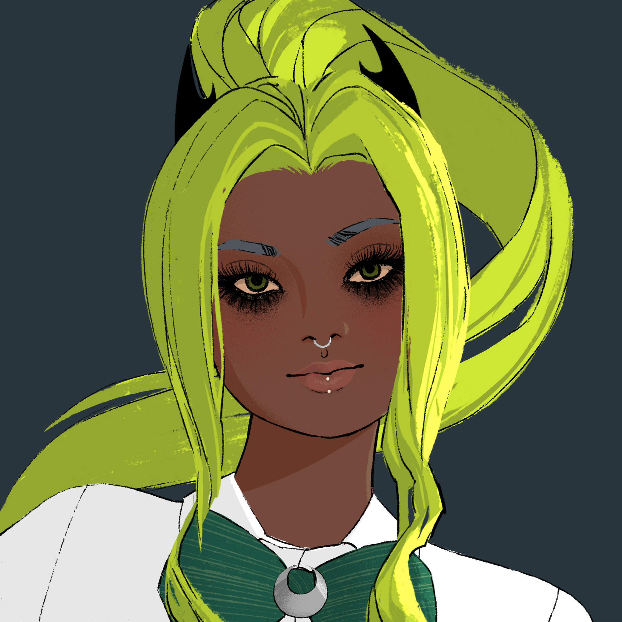 a portrait of Amplitude, the insightful spyglass