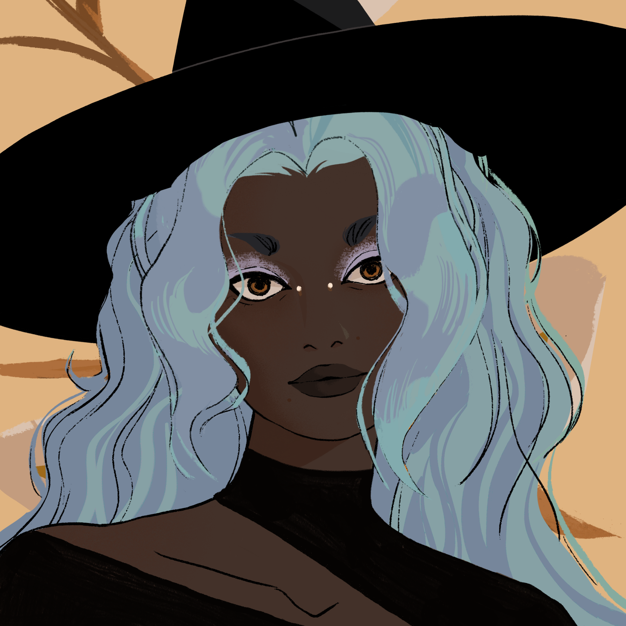 a portrait of Lady bustle