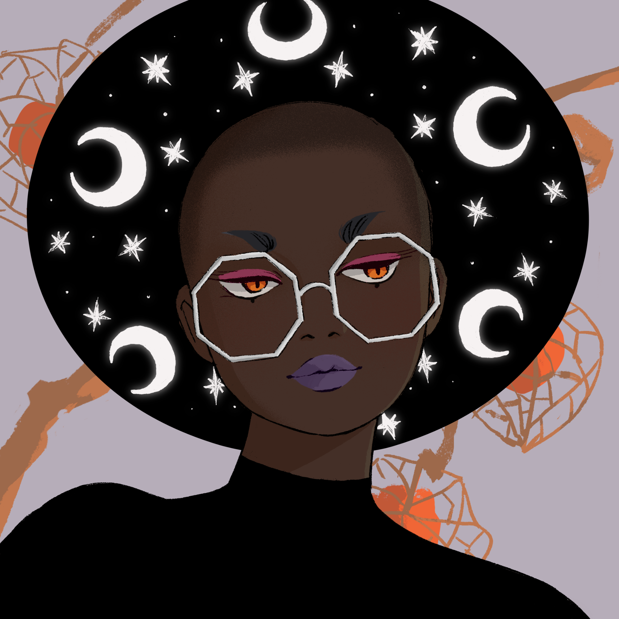 a portrait of Poppy the porous