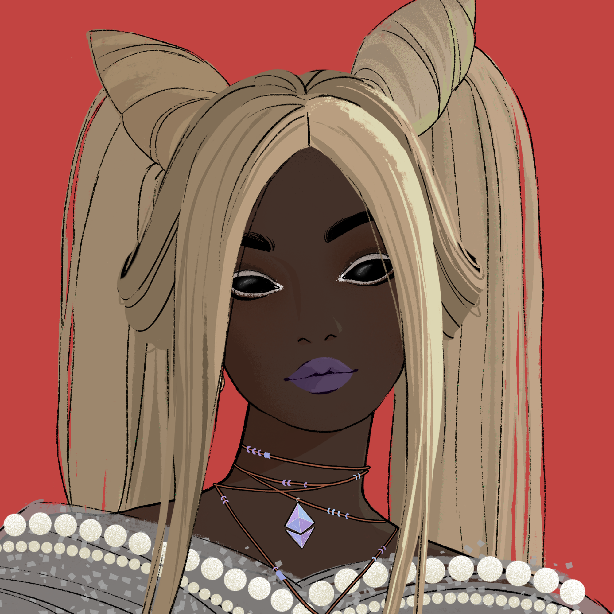 a portrait of Rosa, the delicate cove