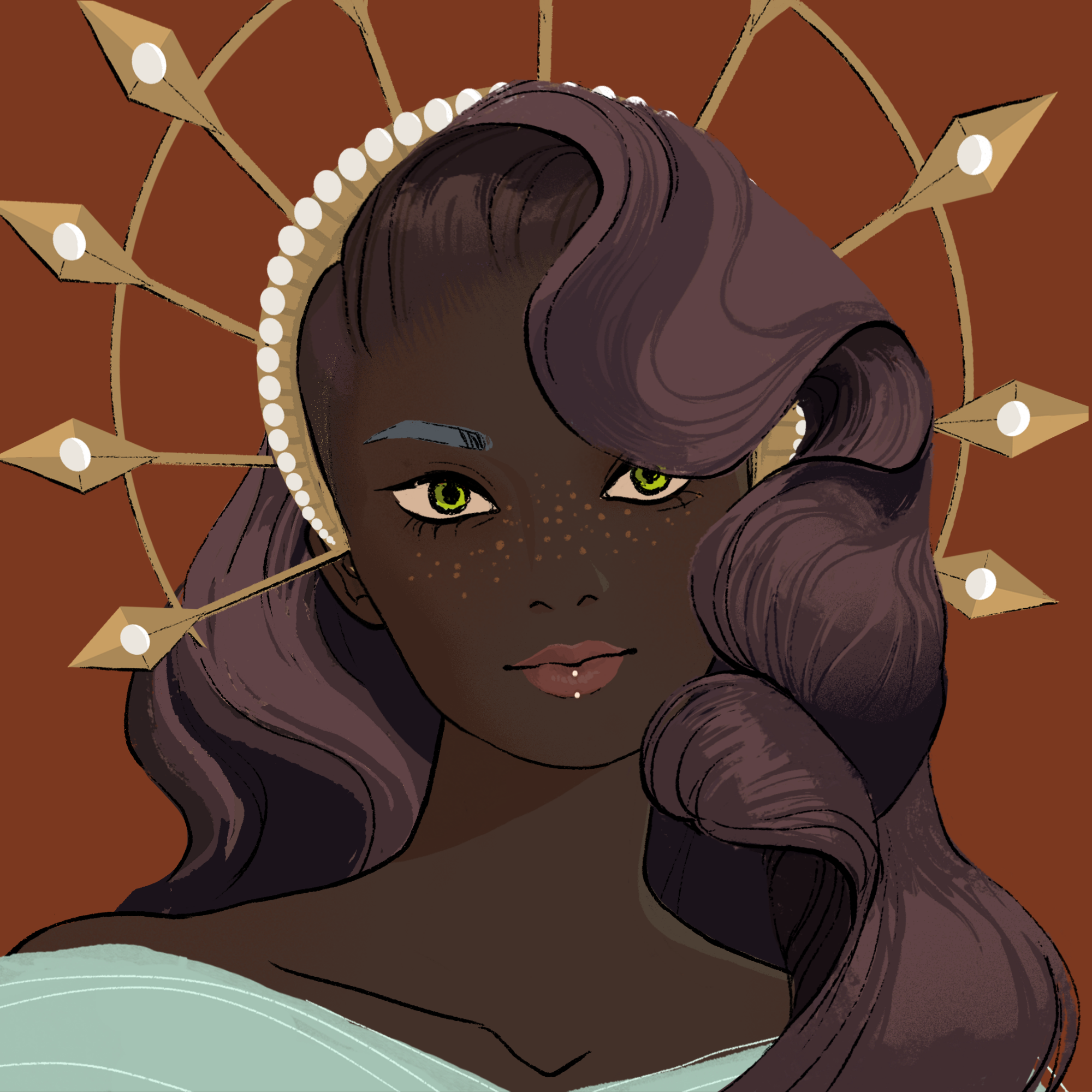 a portrait of The porcelain