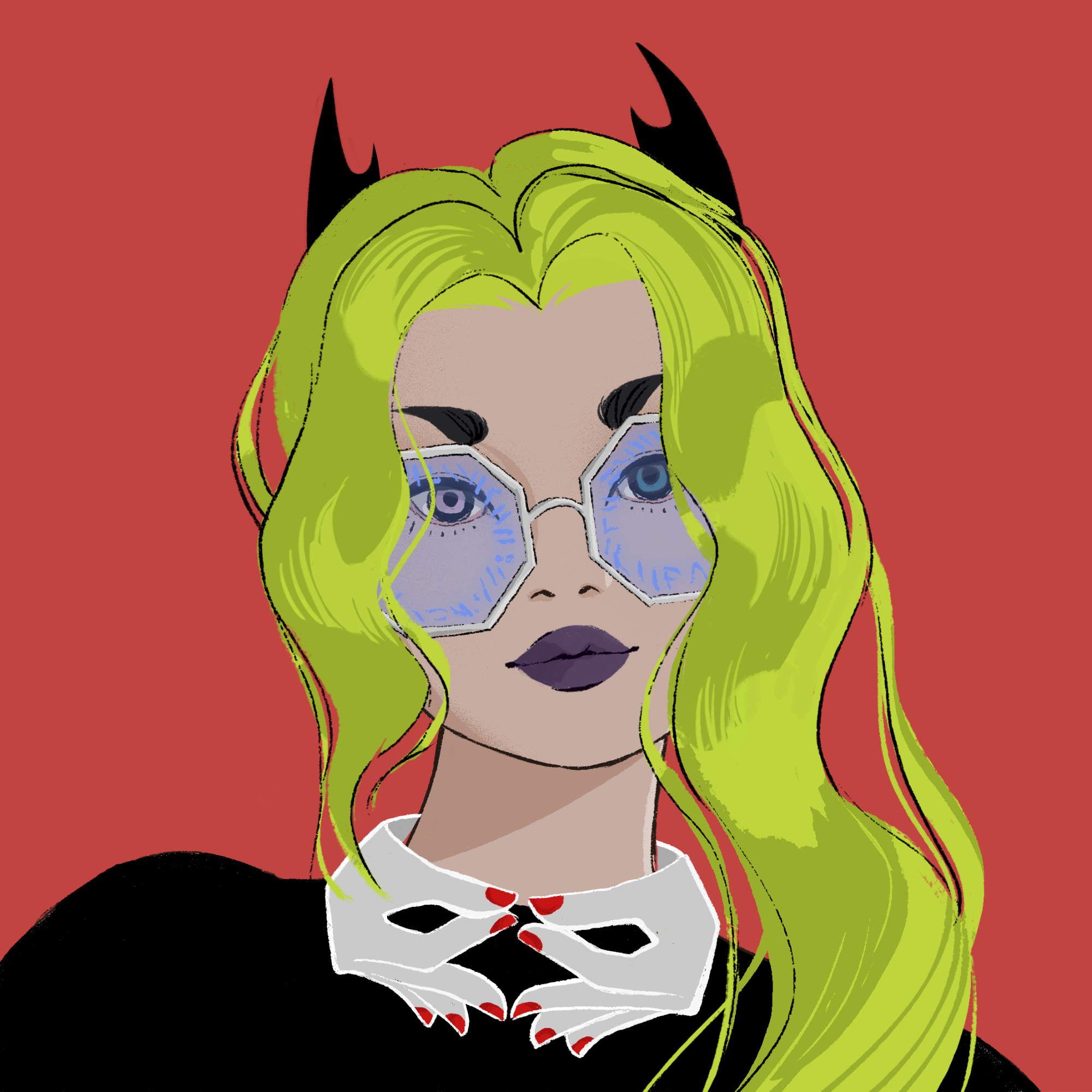 a portrait of Vector of the hallowed halls