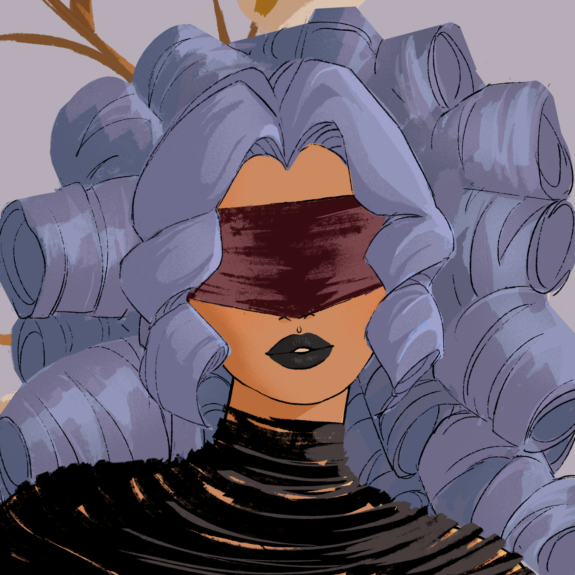 a portrait of Dragonfruit, the faint rainbow