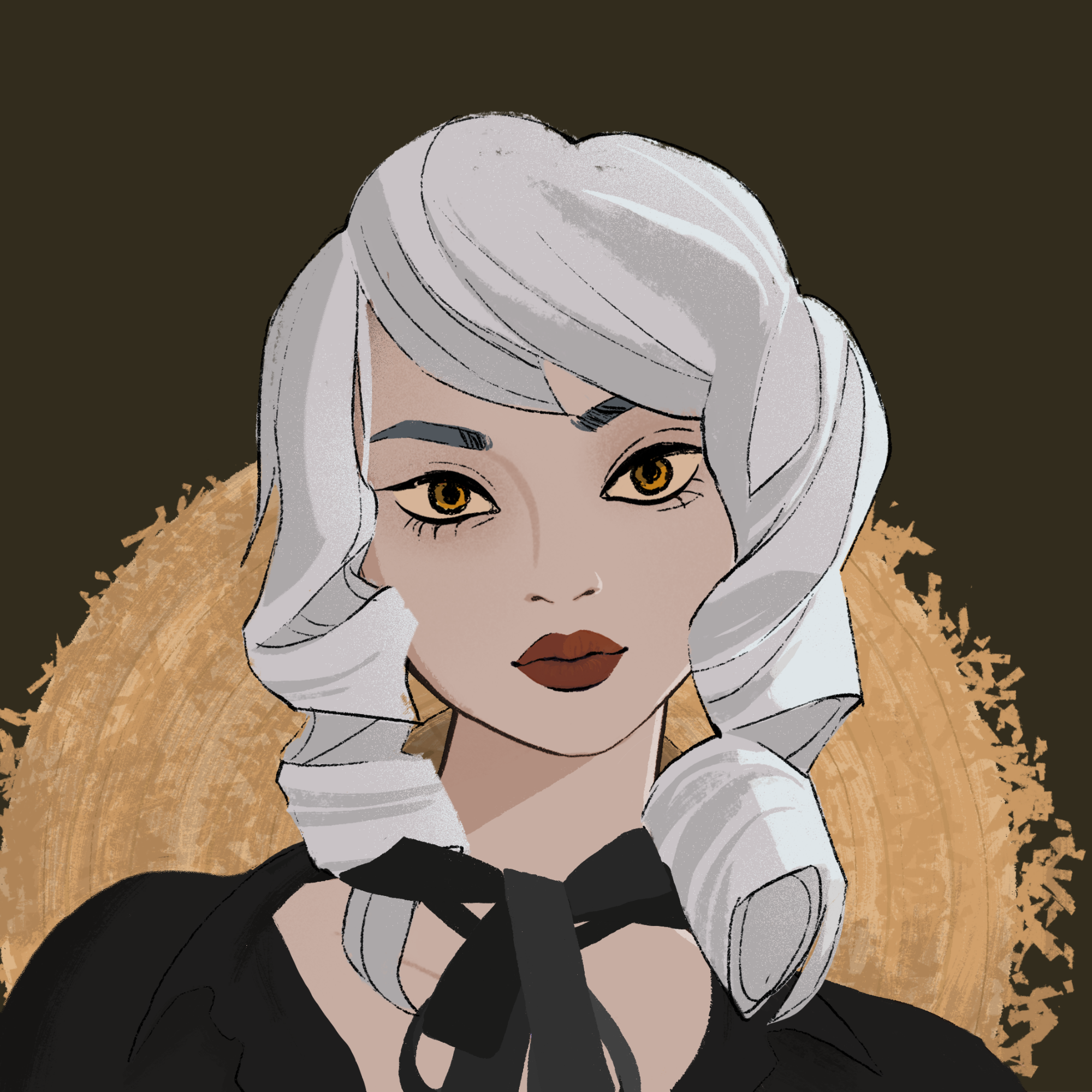 a portrait of Radicchio, the resilient bale