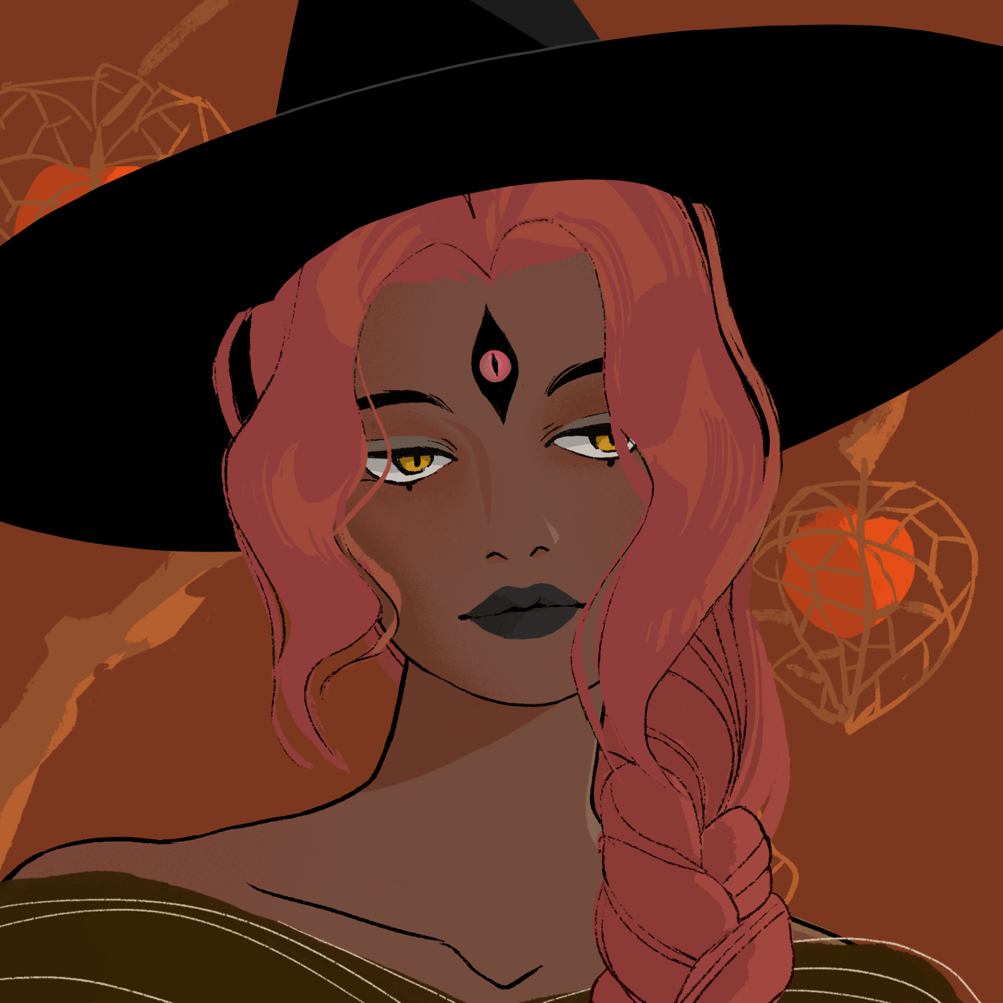 a portrait of Volcano the raging