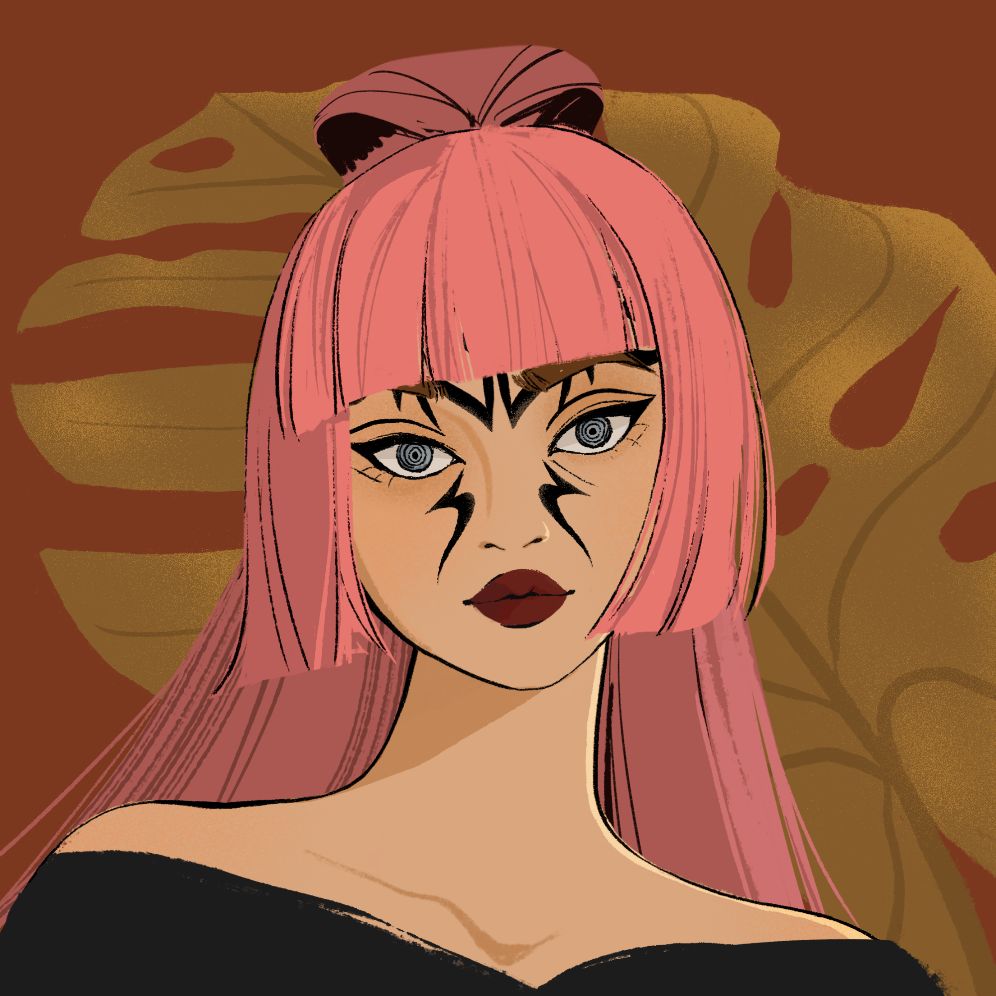 a portrait of Katla gale