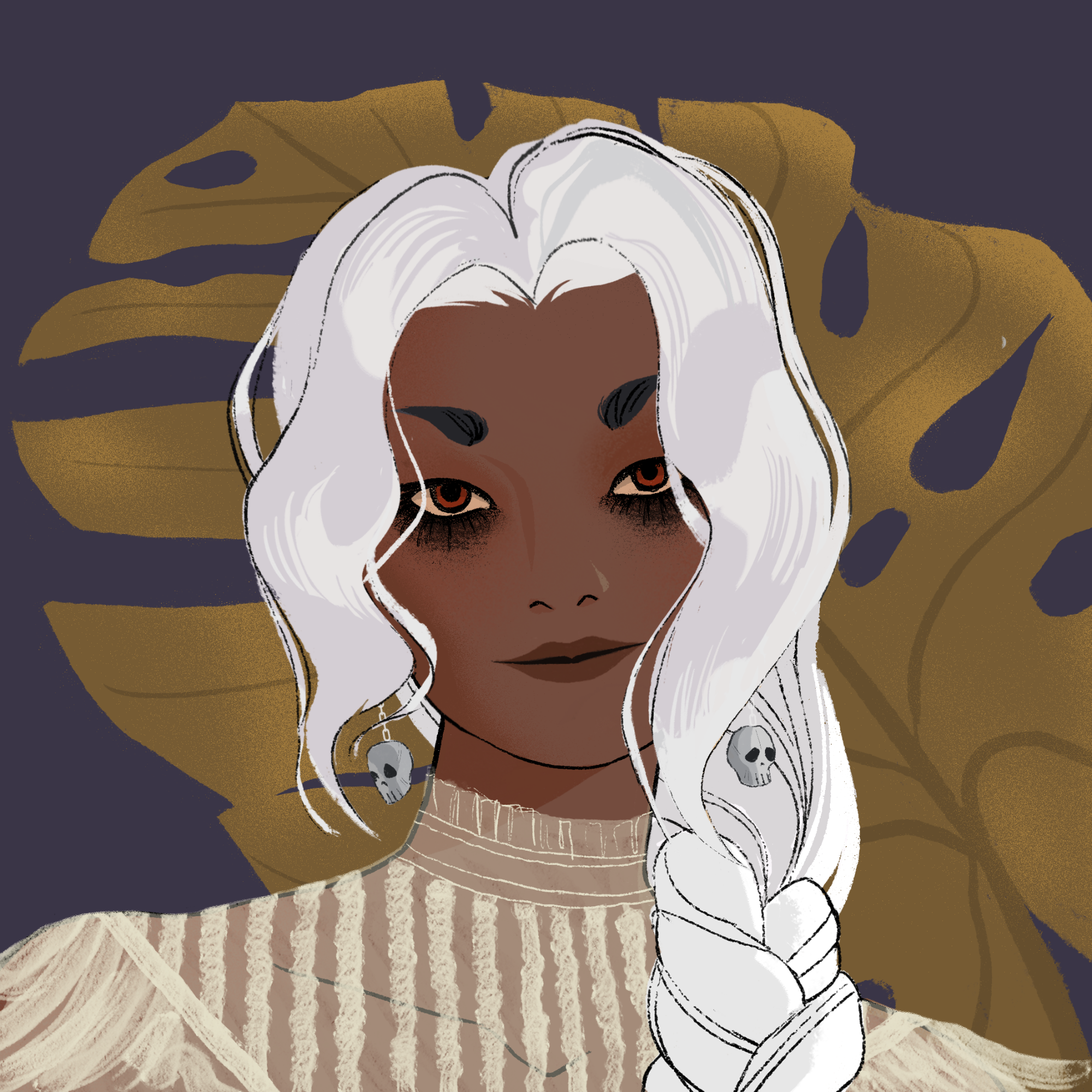 a portrait of Victoria, the infamous horn