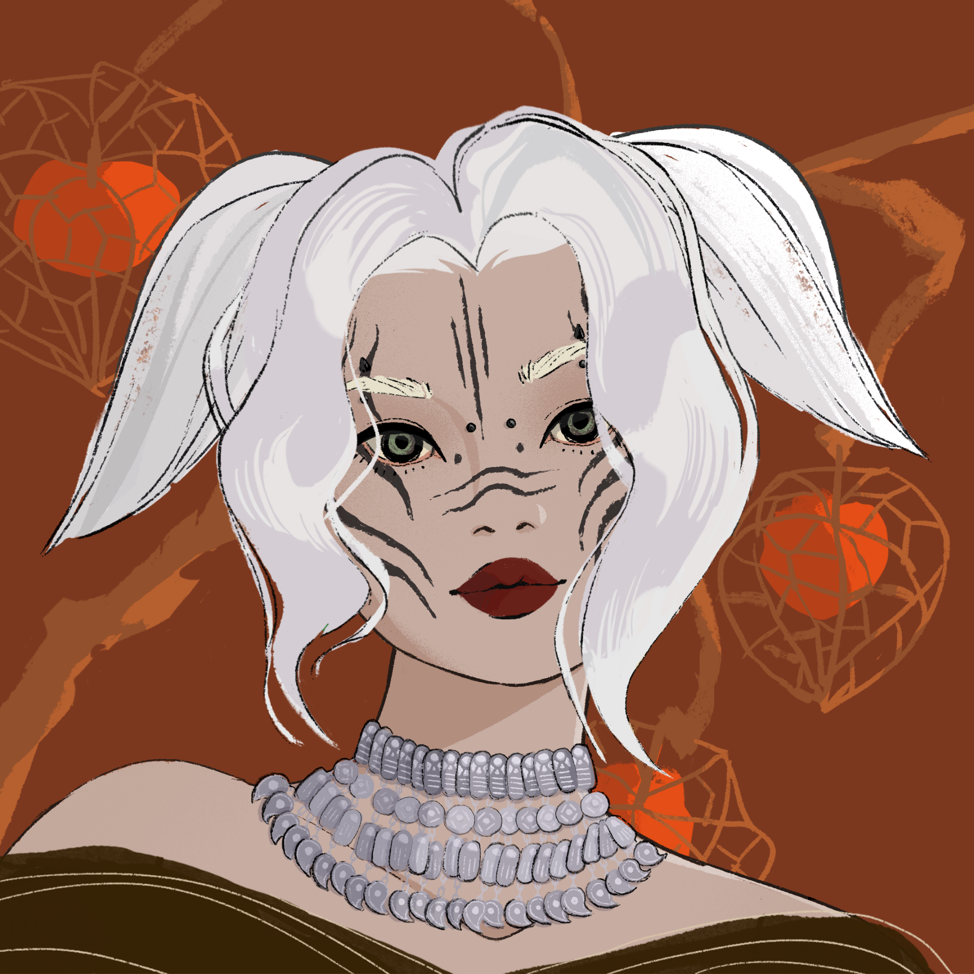 a portrait of Sakar blaze