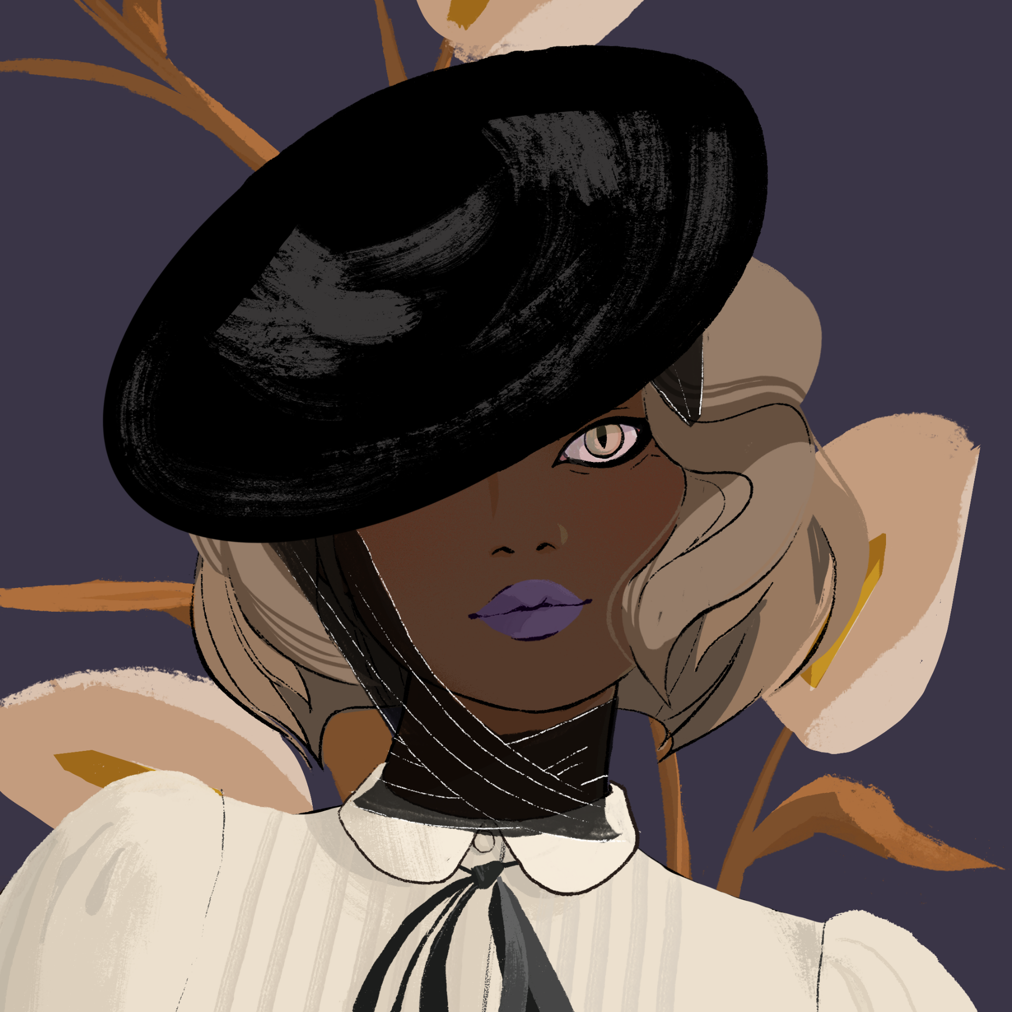 a portrait of Chlorine, the muted essence