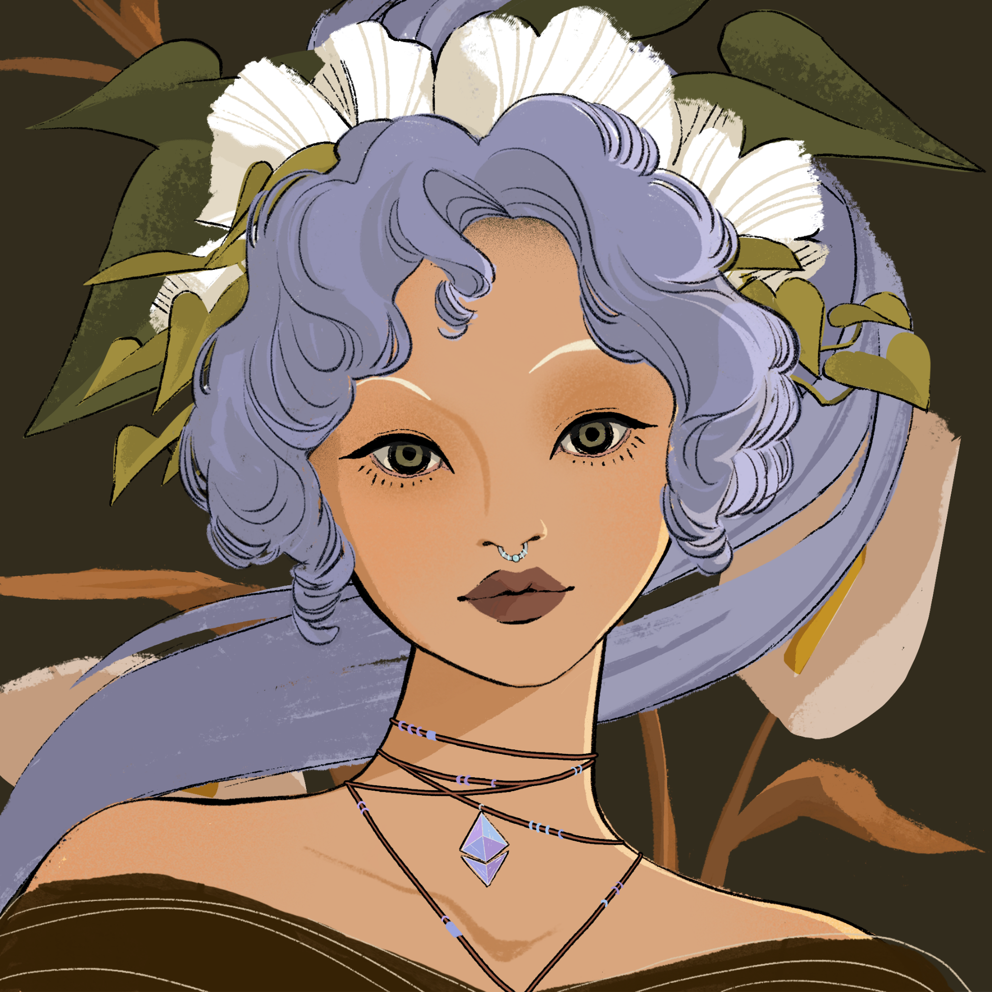 a portrait of Peppermint of the wastes
