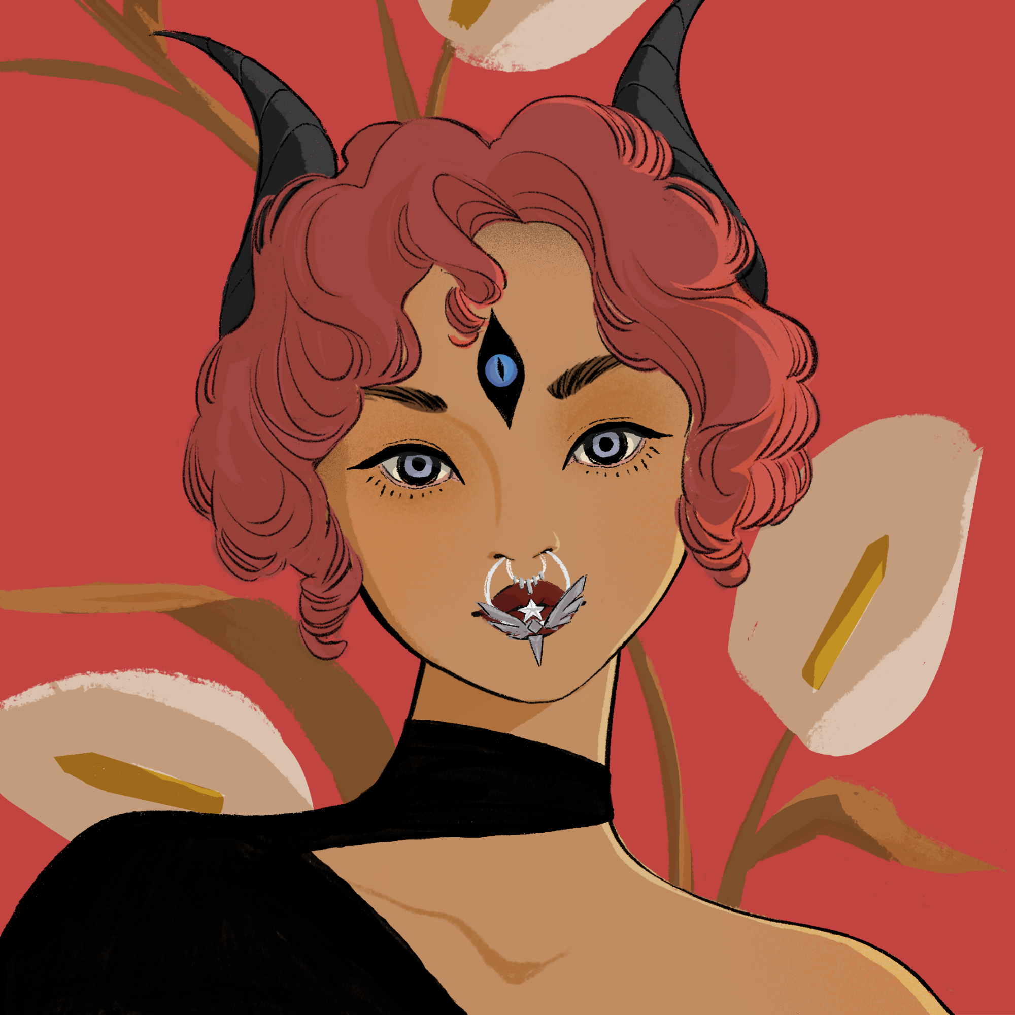 a portrait of Tiatia the mesmerizing