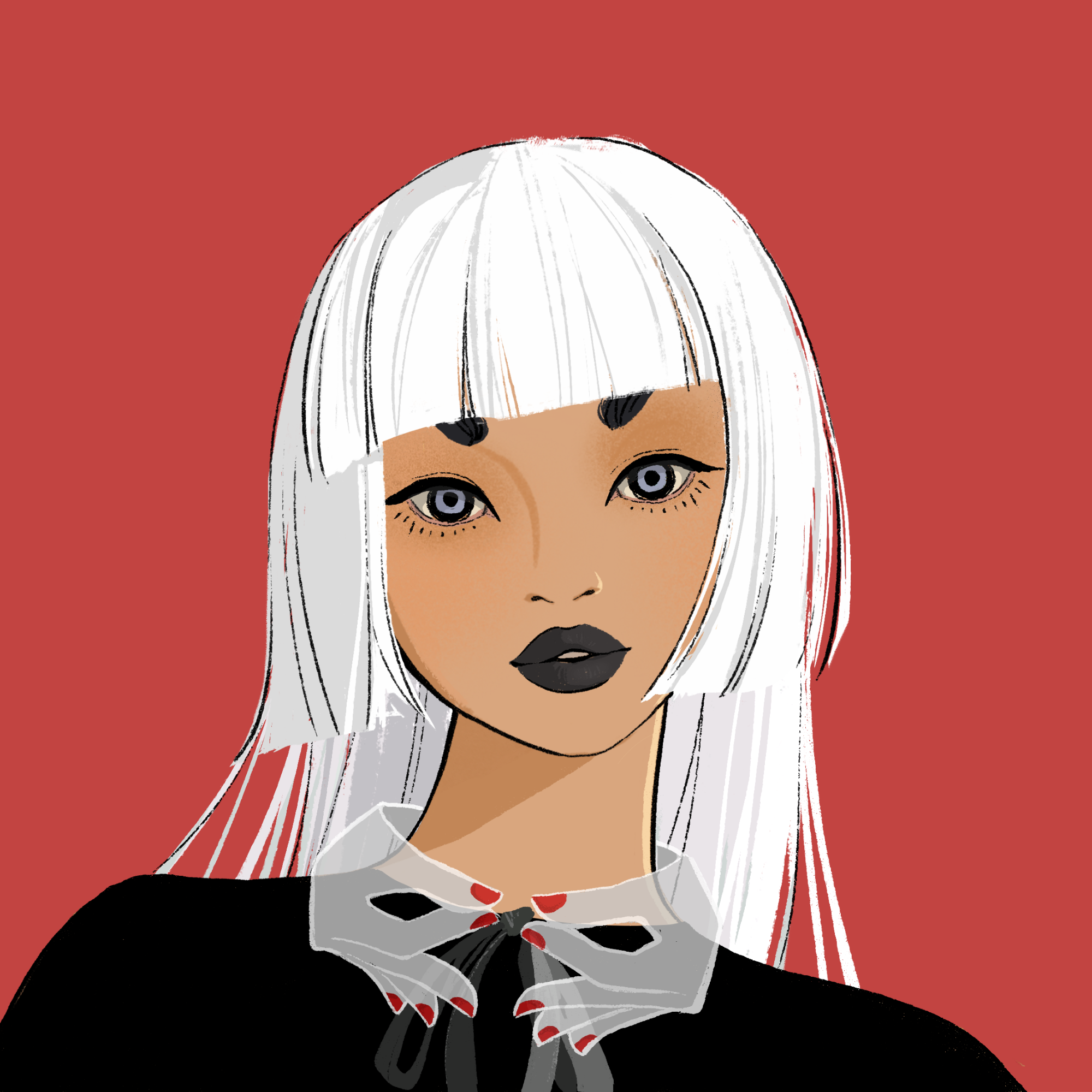 a portrait of Lyra inkwell