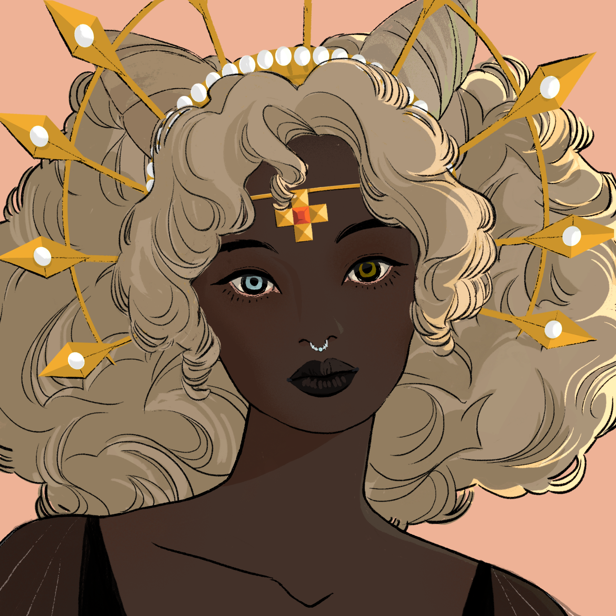 a portrait of Crescendo vase