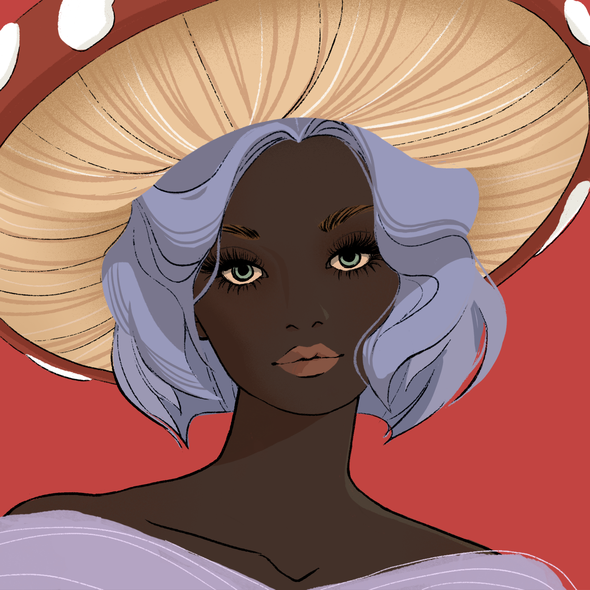 a portrait of Zinnia, the boysenberry cauldron