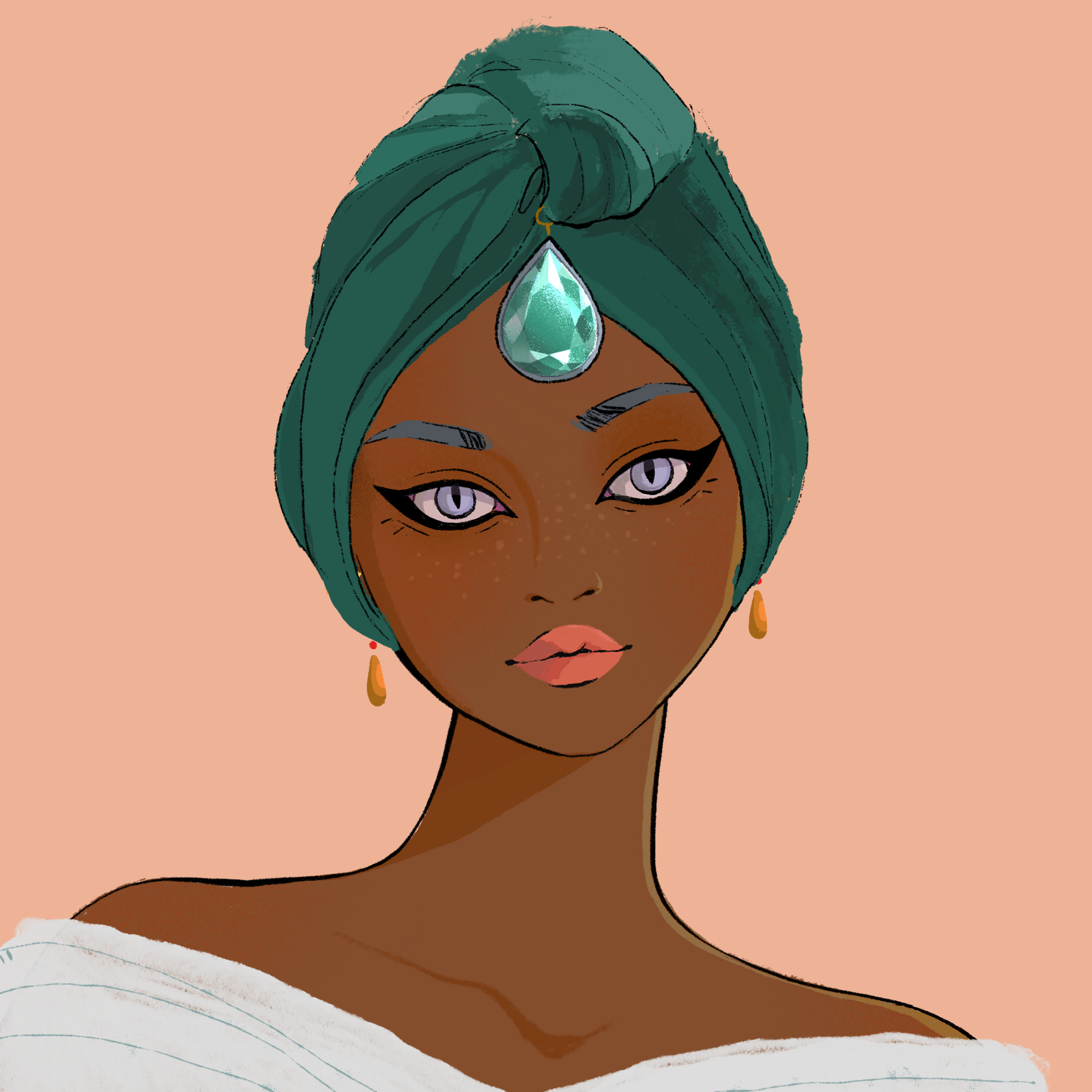 a portrait of Feijoa the unerring