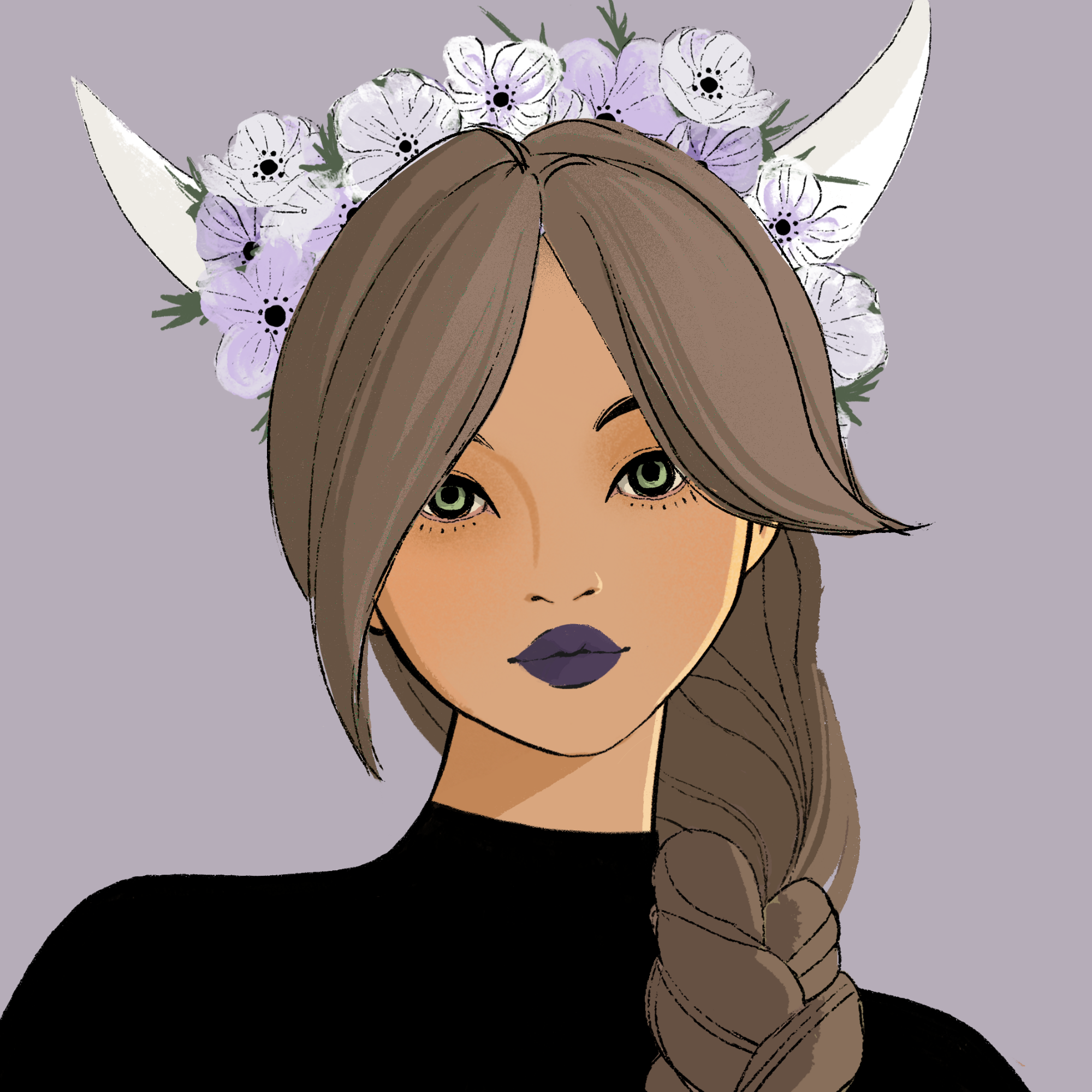 a portrait of Mint spade