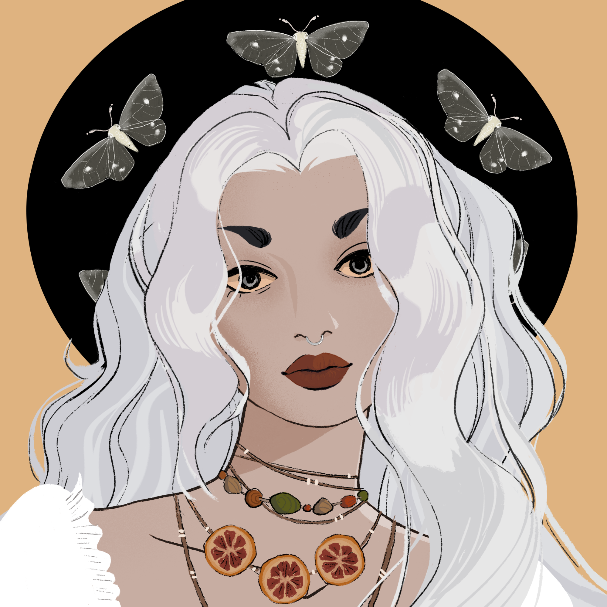 a portrait of Frisee of the wilds