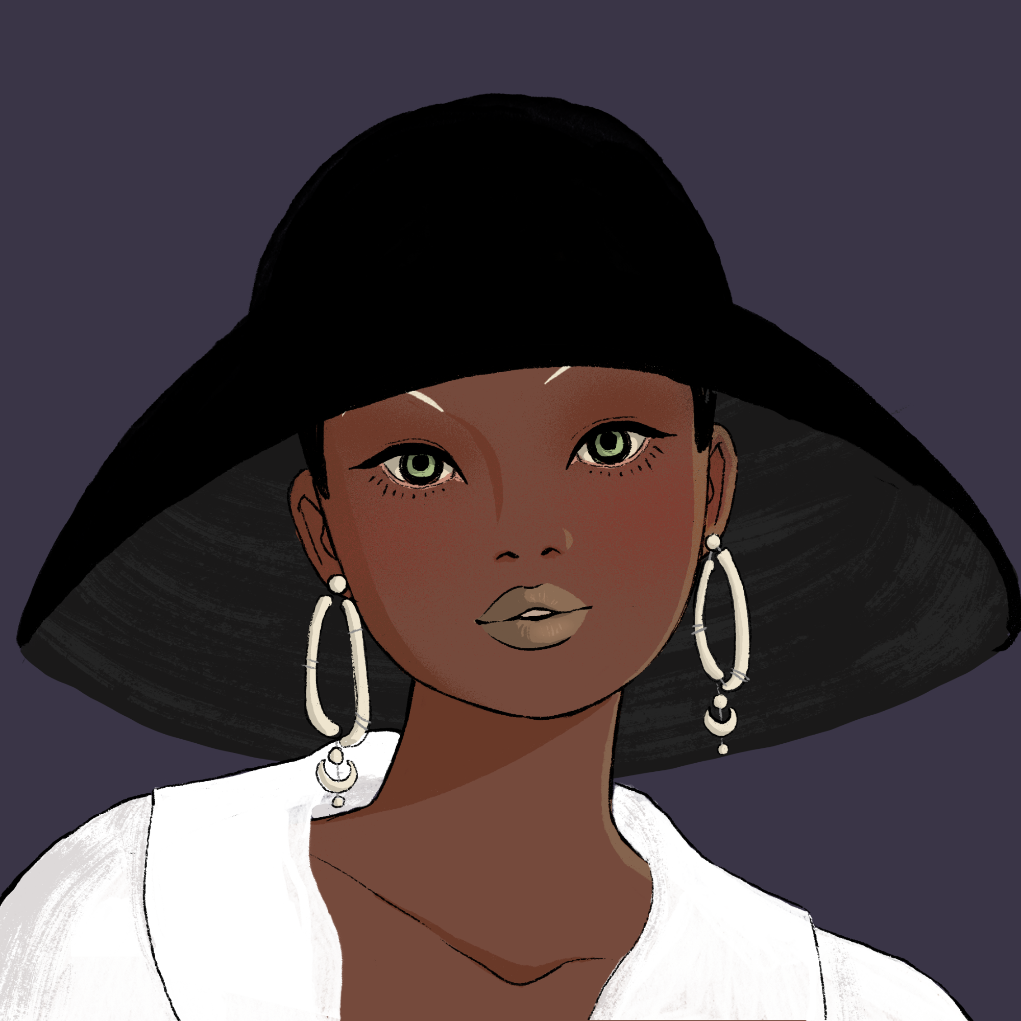 a portrait of Francium, the blasphemous bell