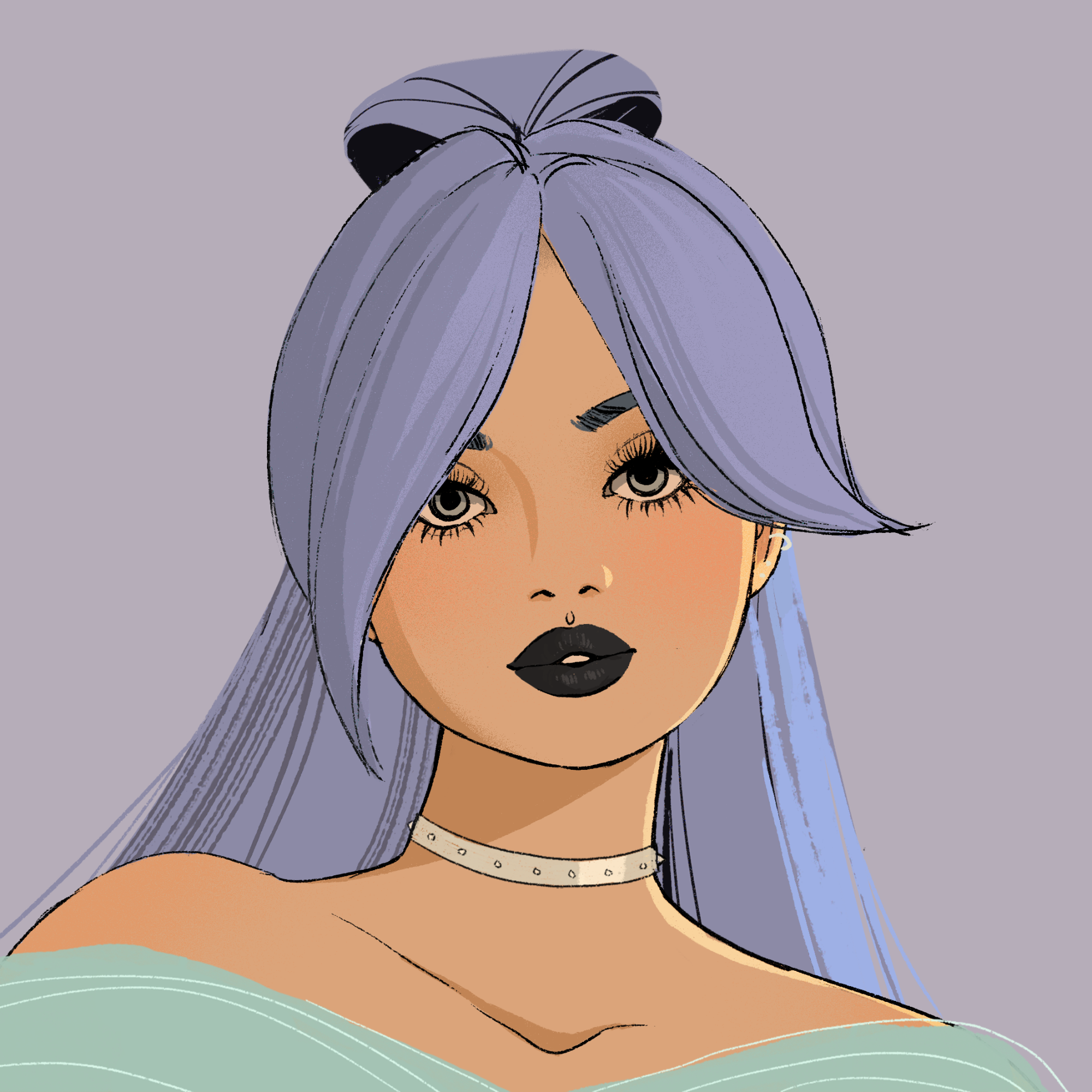 a portrait of Organza, the beautiful vase