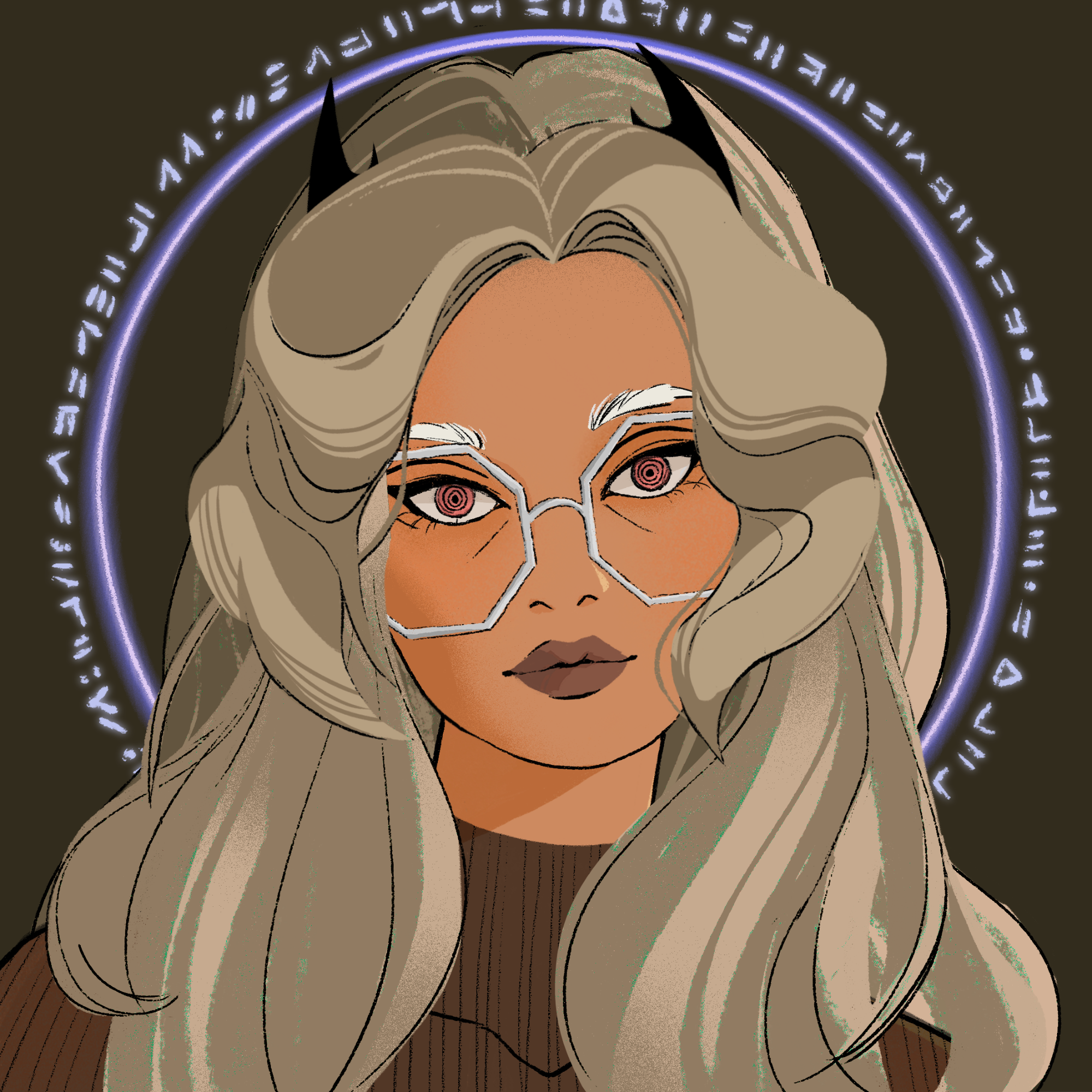 a portrait of Cassiopeia, the intuitive axis