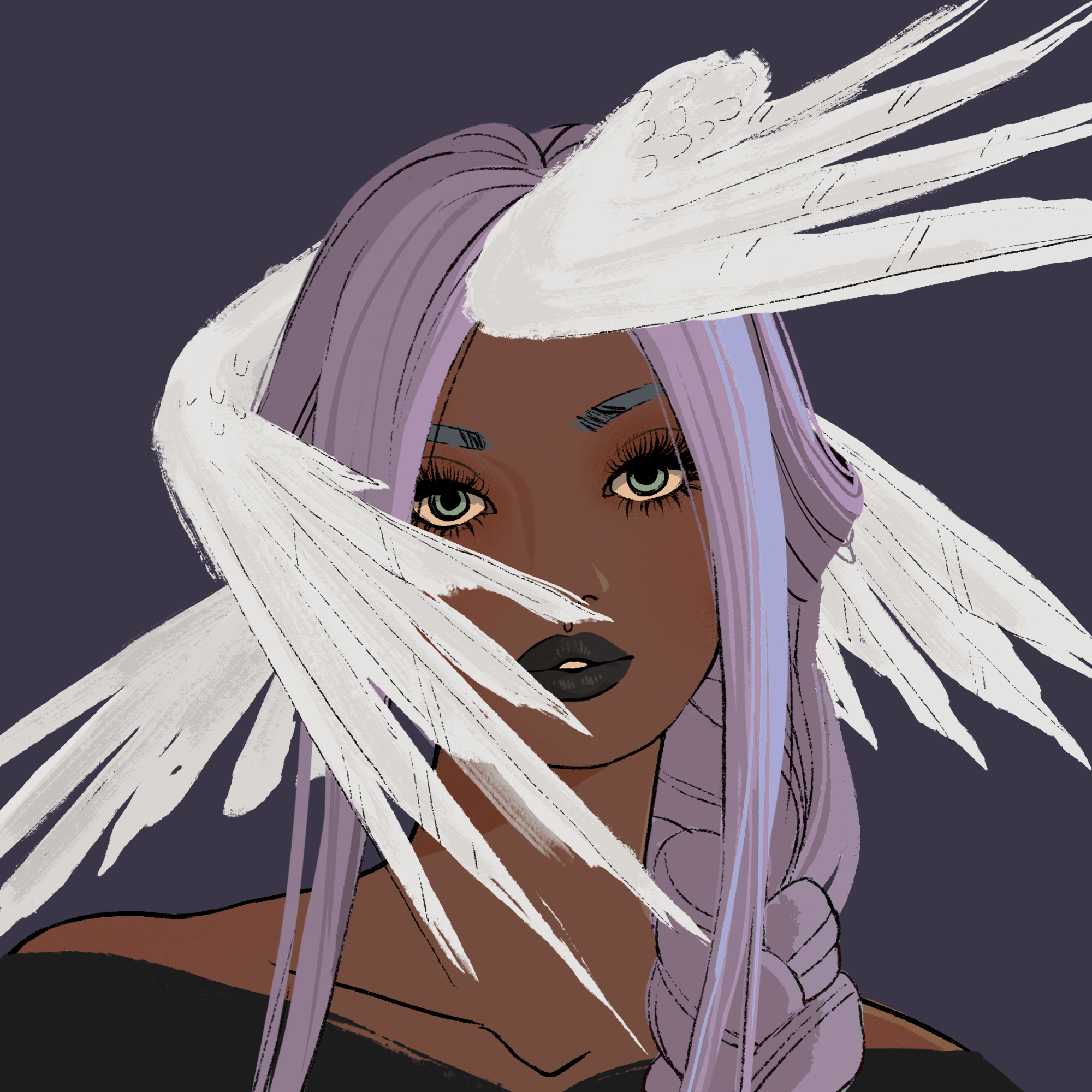 a portrait of Hydrogen of the void