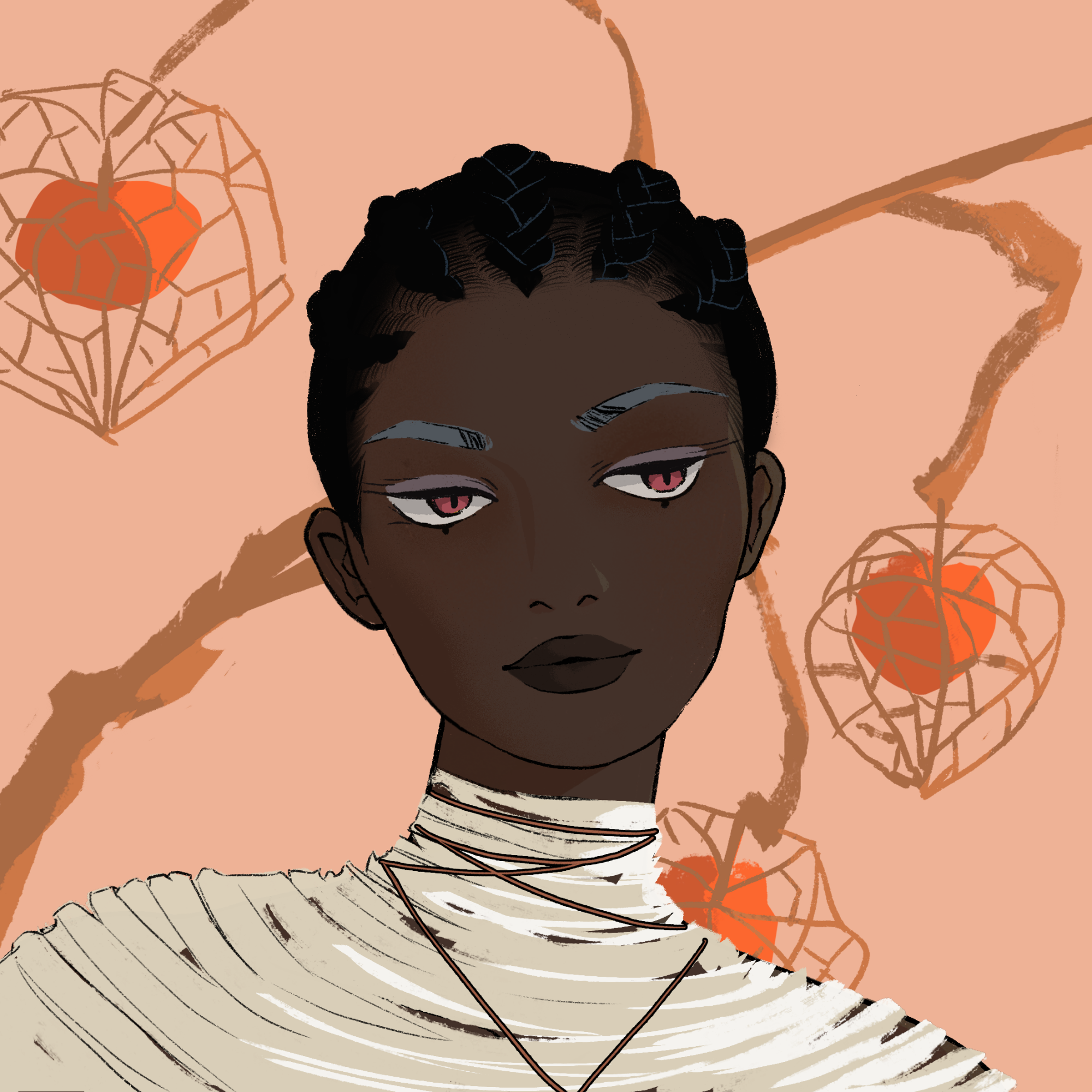 a portrait of Holly, the still breeze