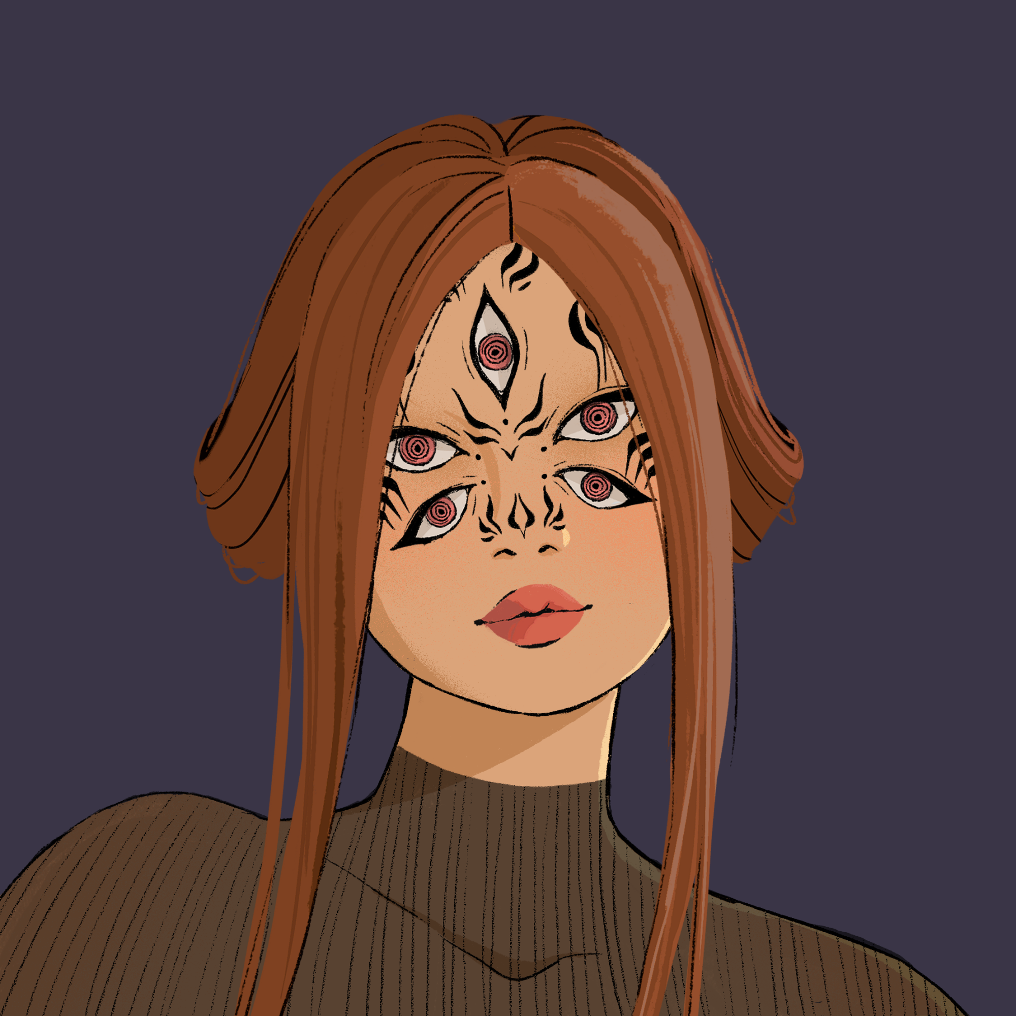 a portrait of Asacha, the mad havoc