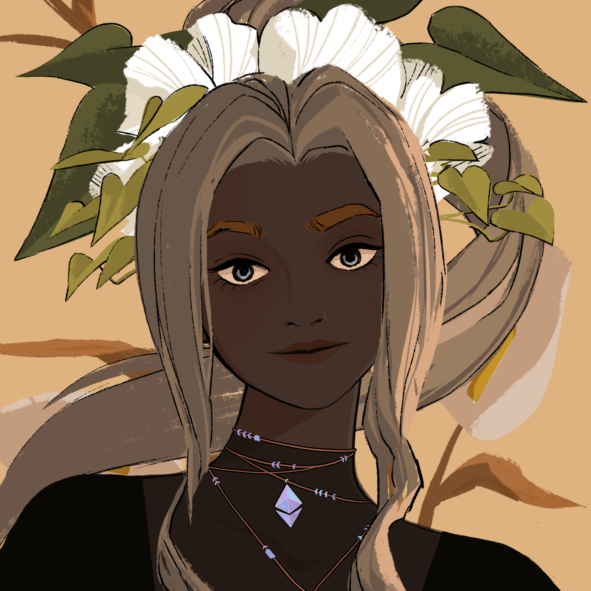 a portrait of Wool, the beige honeycomb