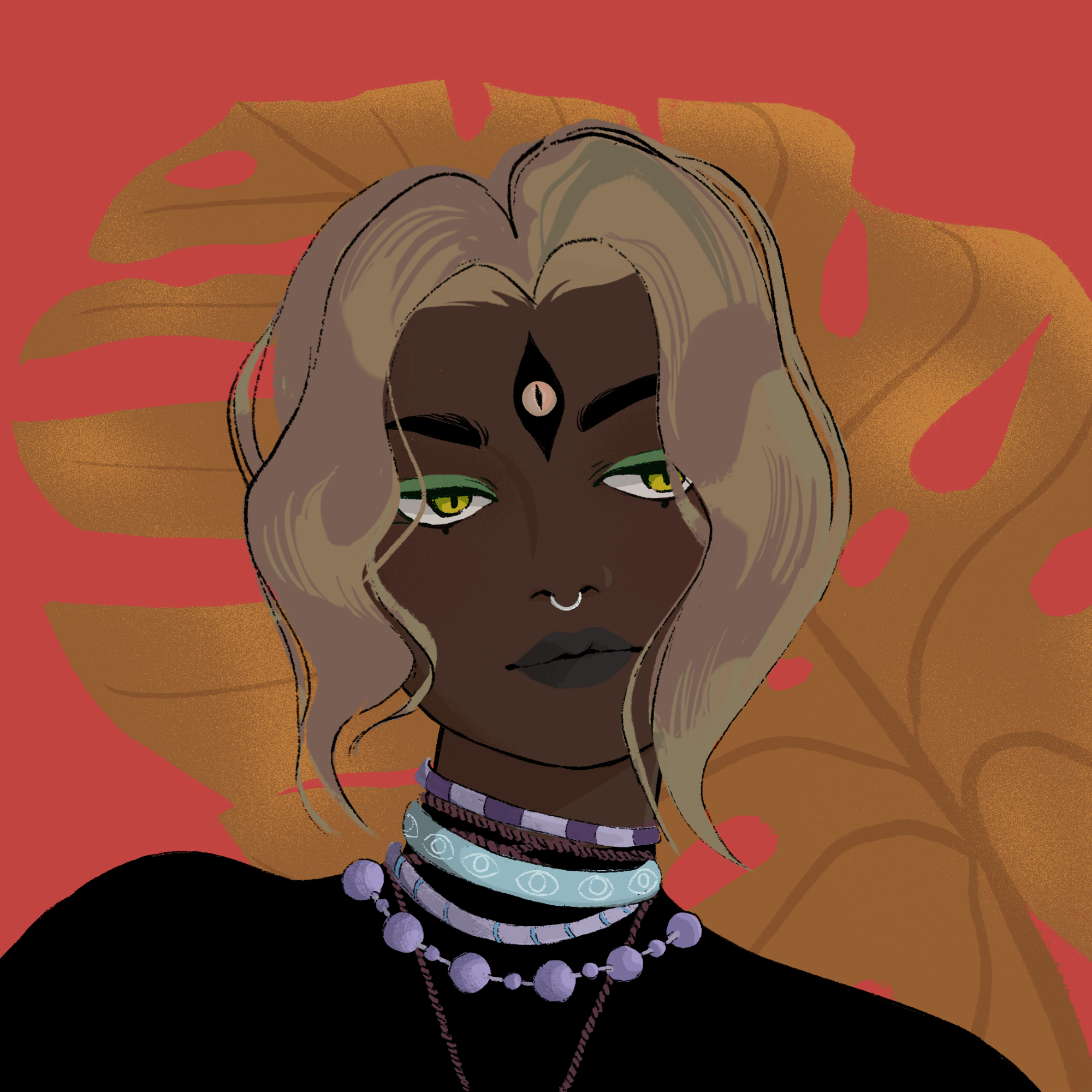 a portrait of Hood, the blithe conflagration