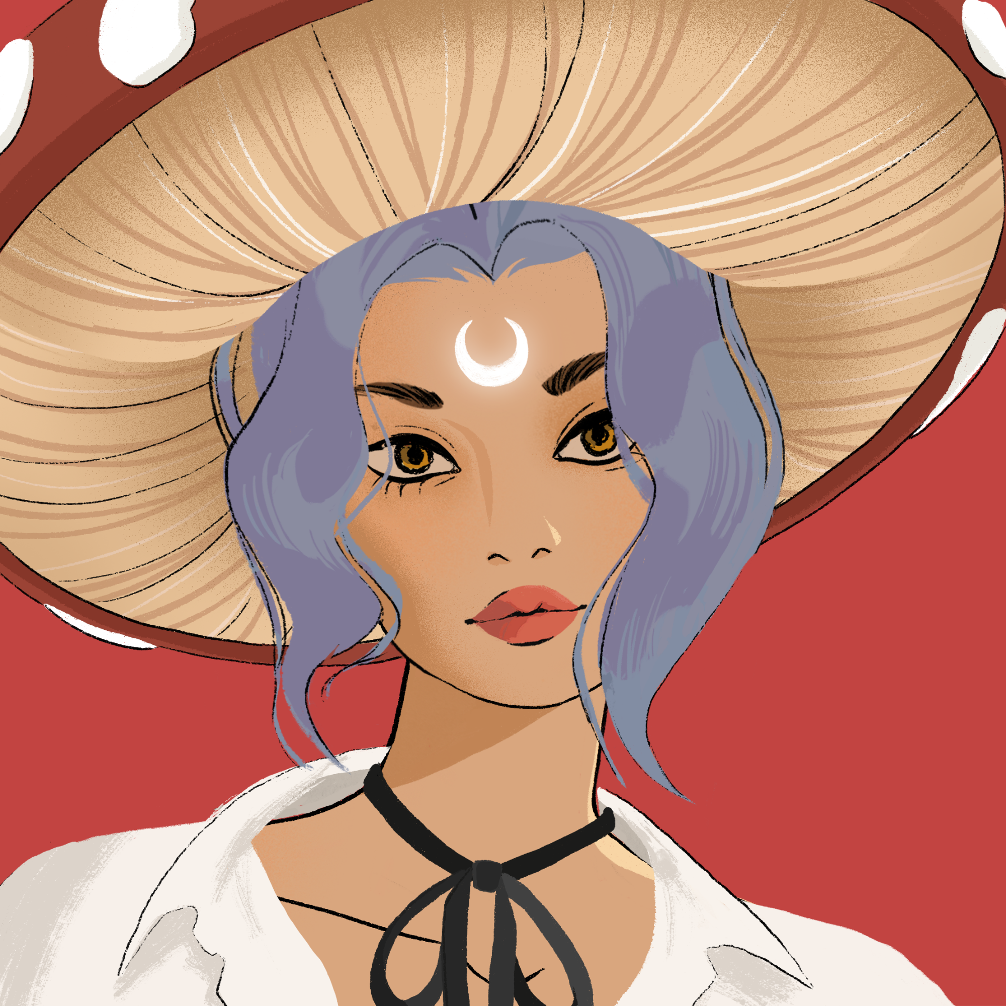 a portrait of Canvas, the flaxen pancake