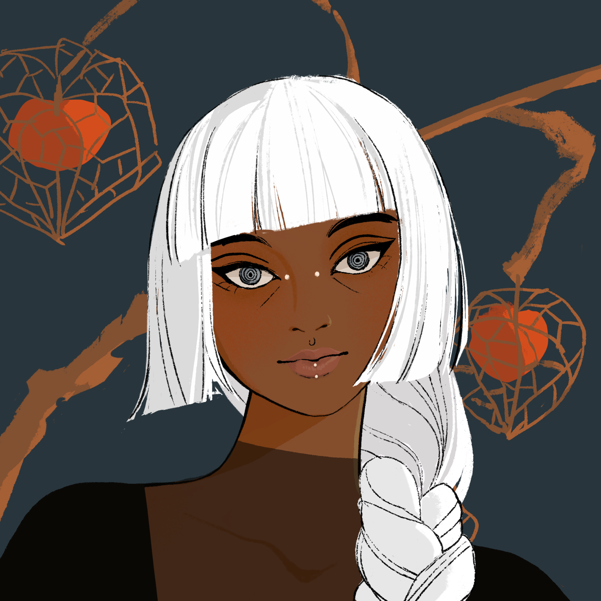 a portrait of Iodine the lithe
