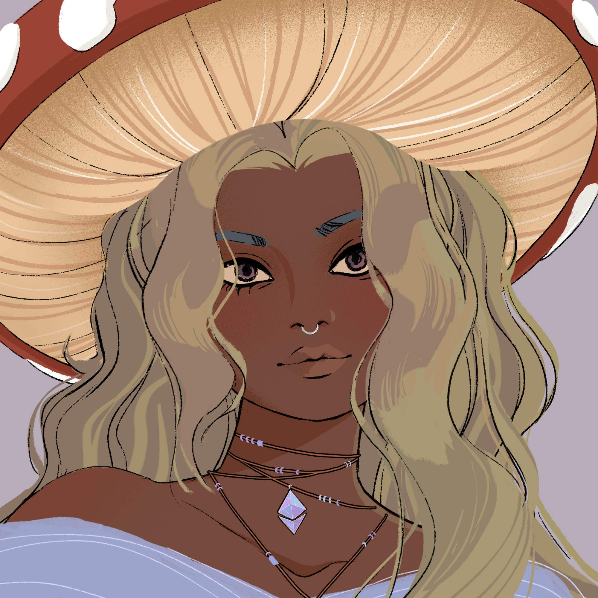 a portrait of Oyster of the woods