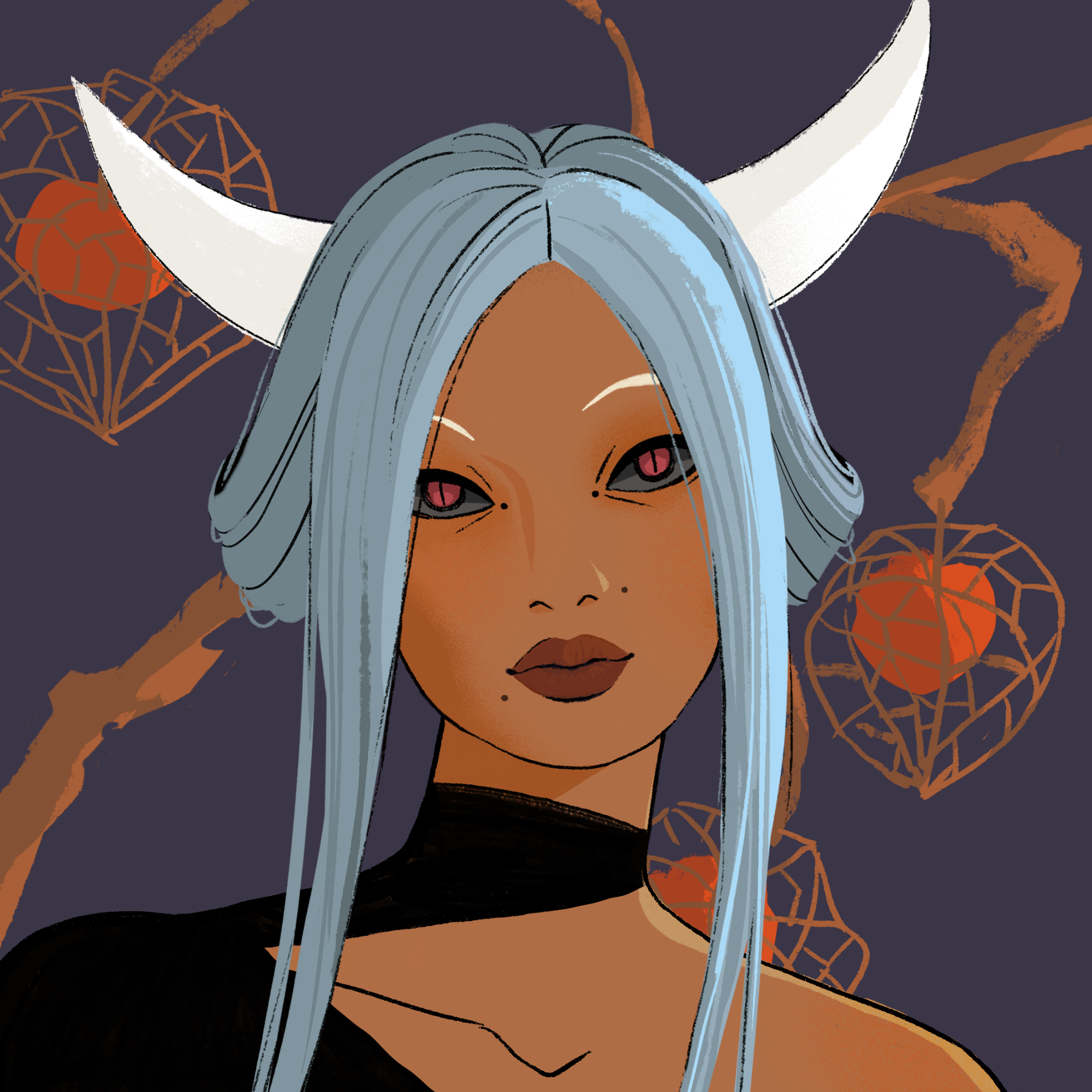 a portrait of Gaua the uncanny