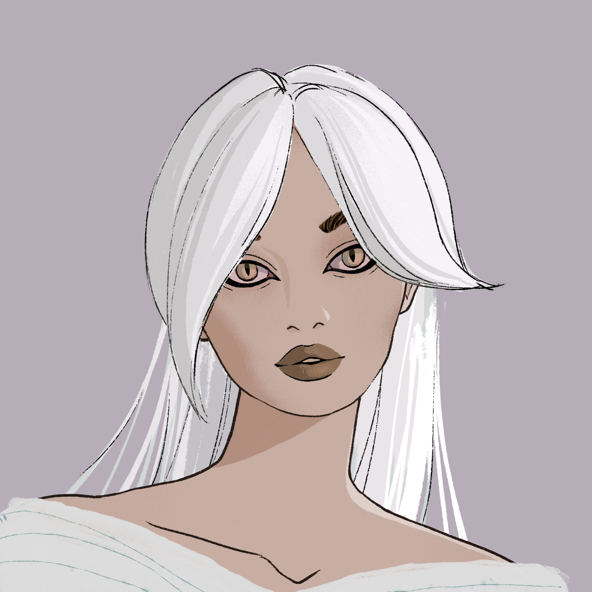 a portrait of Iris of the wastes