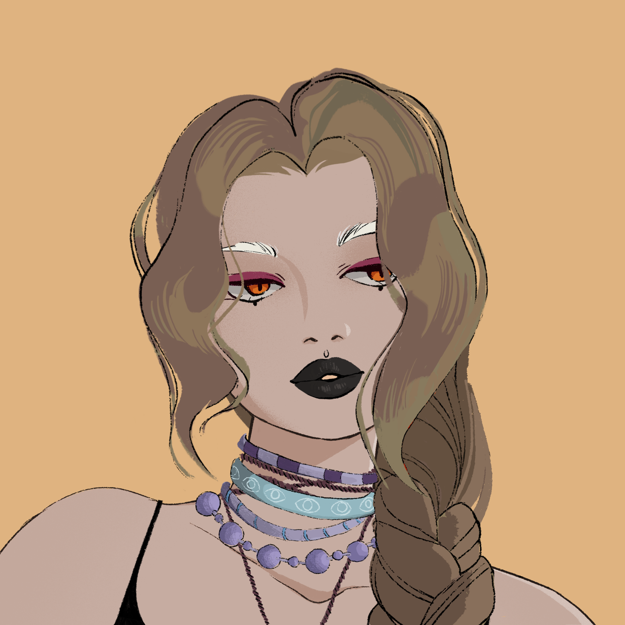 a portrait of Hood of the asylum