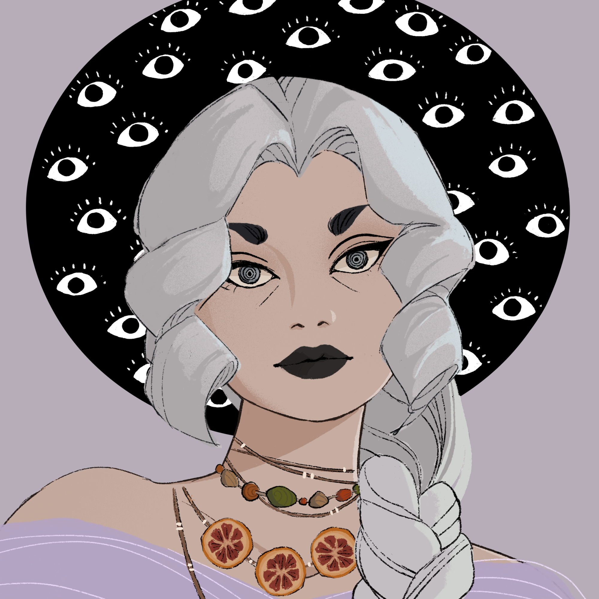 a portrait of Azuki pancake