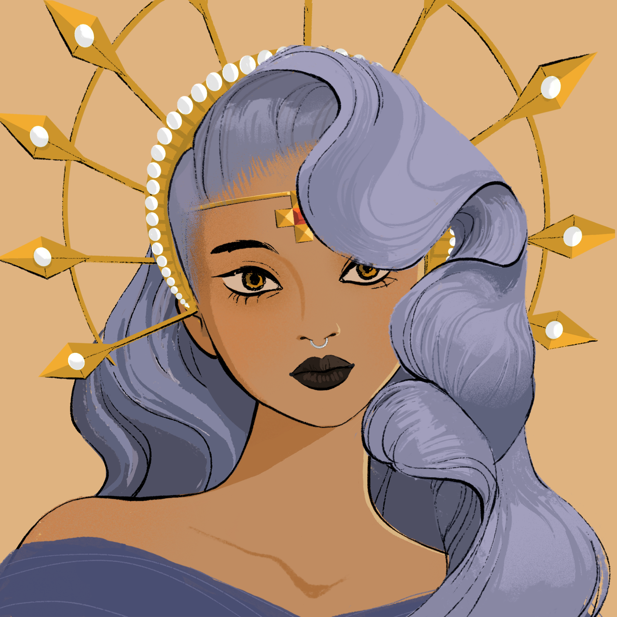 a portrait of Cadence the appealing