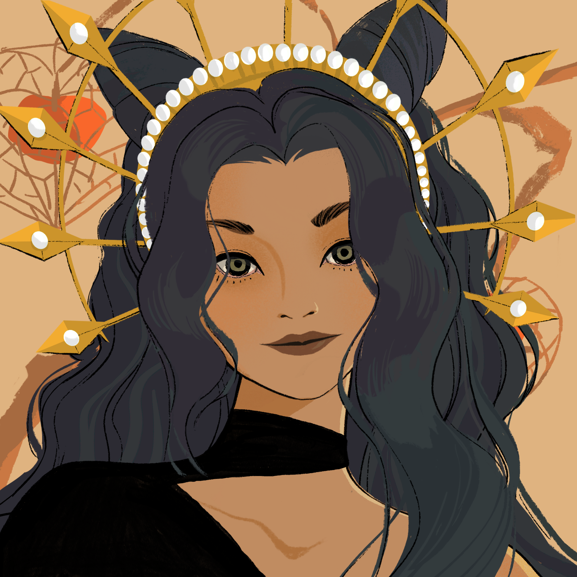 a portrait of Cantata mantle