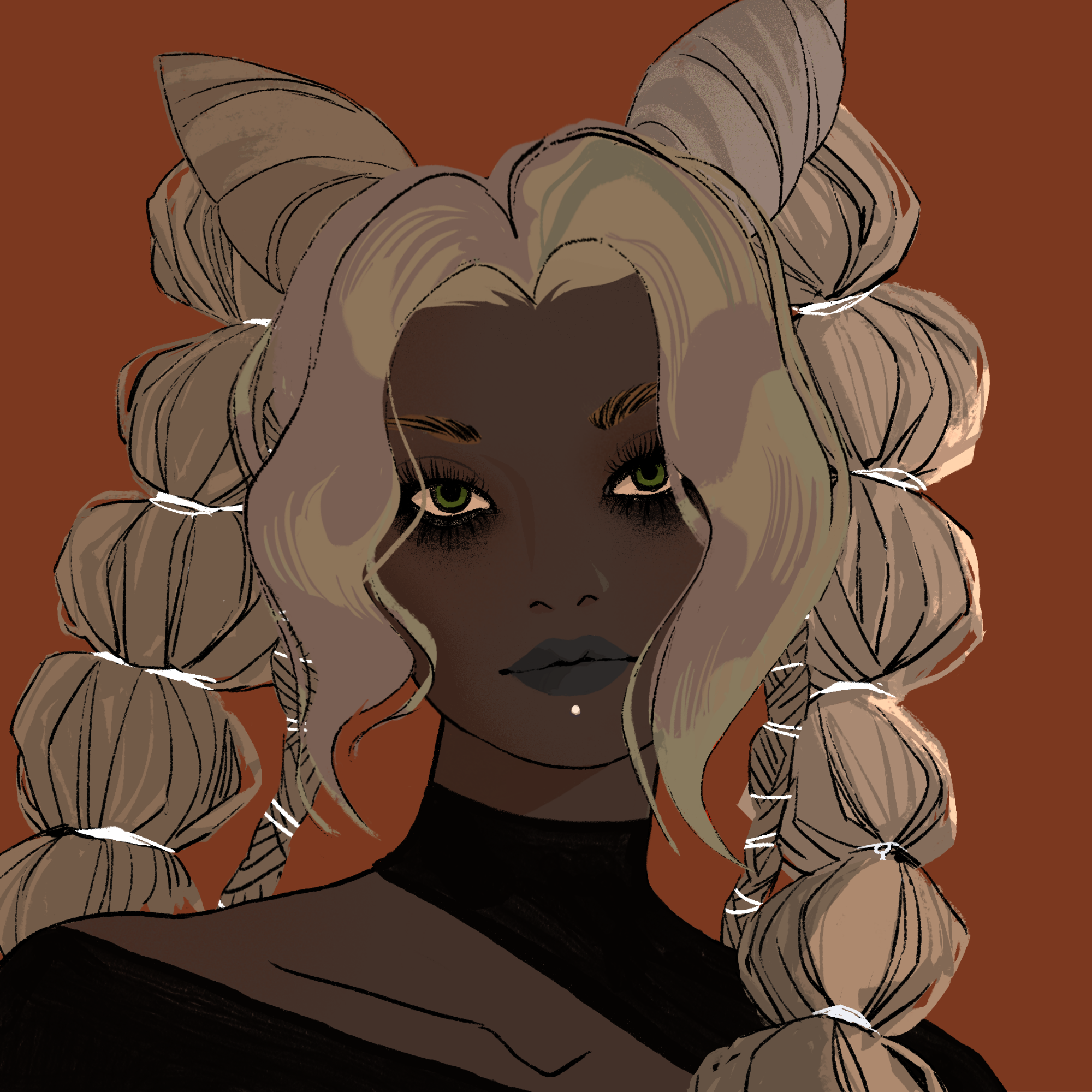 a portrait of Landslide the scorched