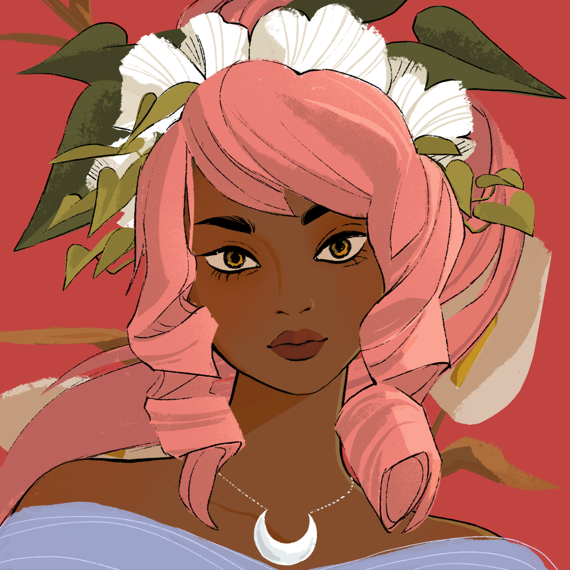 a portrait of Pumpkin, the boysenberry honeycomb