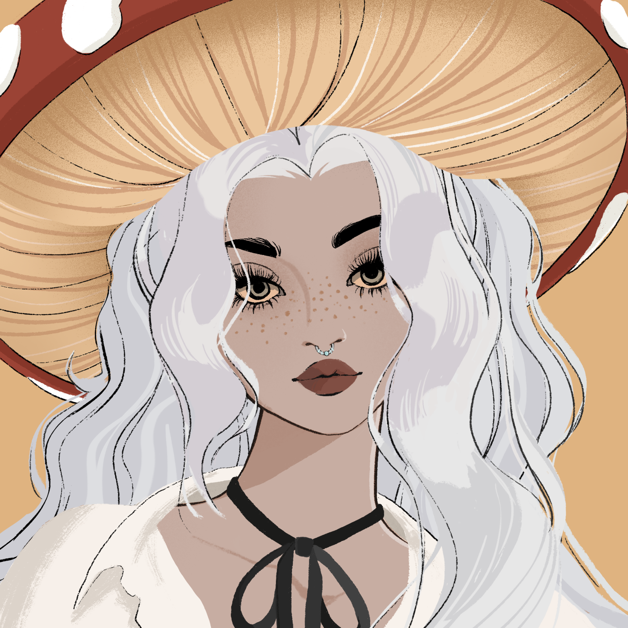 a portrait of Squash the wind-swept